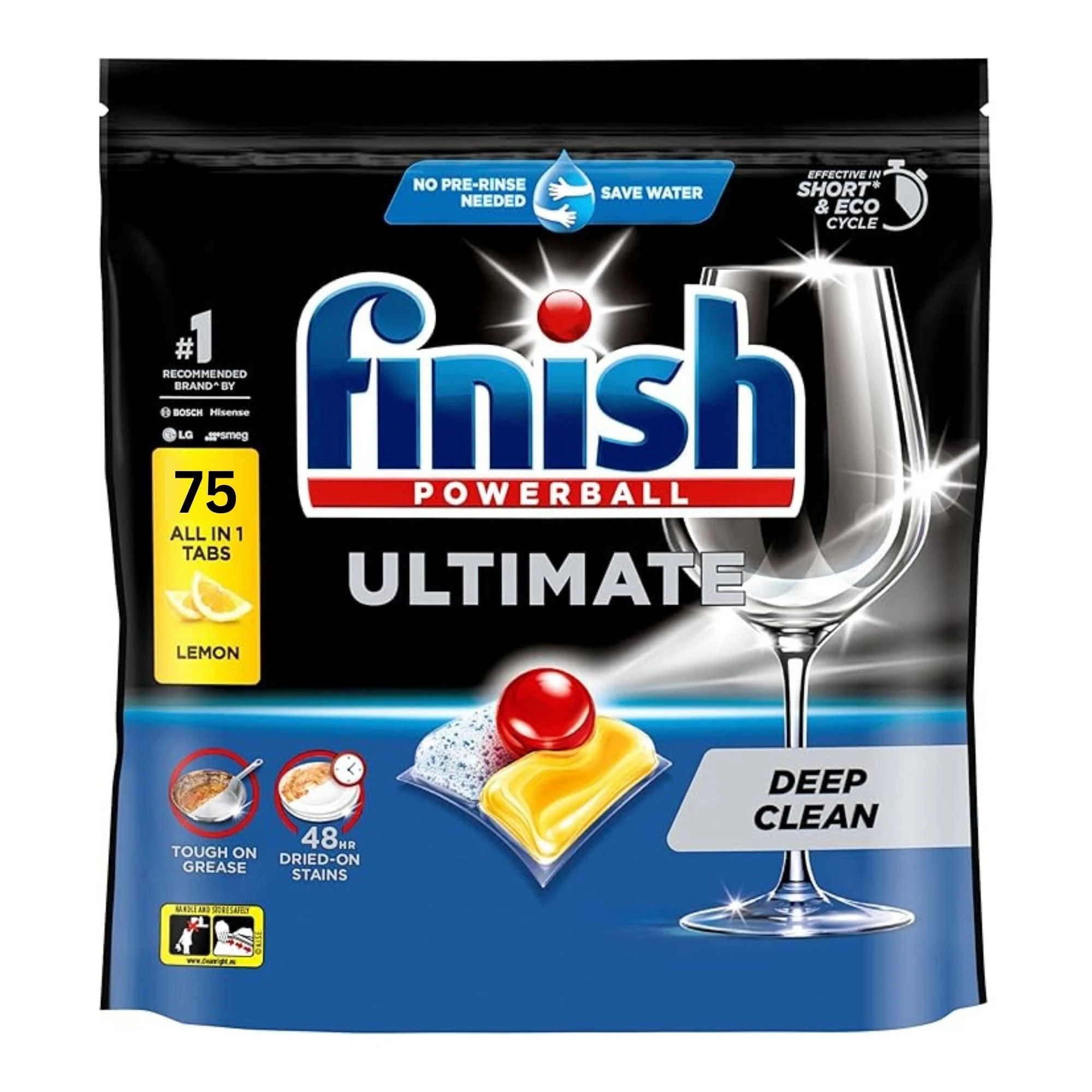 1 Finish Ultimate Dishwasher Tablets Lemon 75'S, 1 of 1