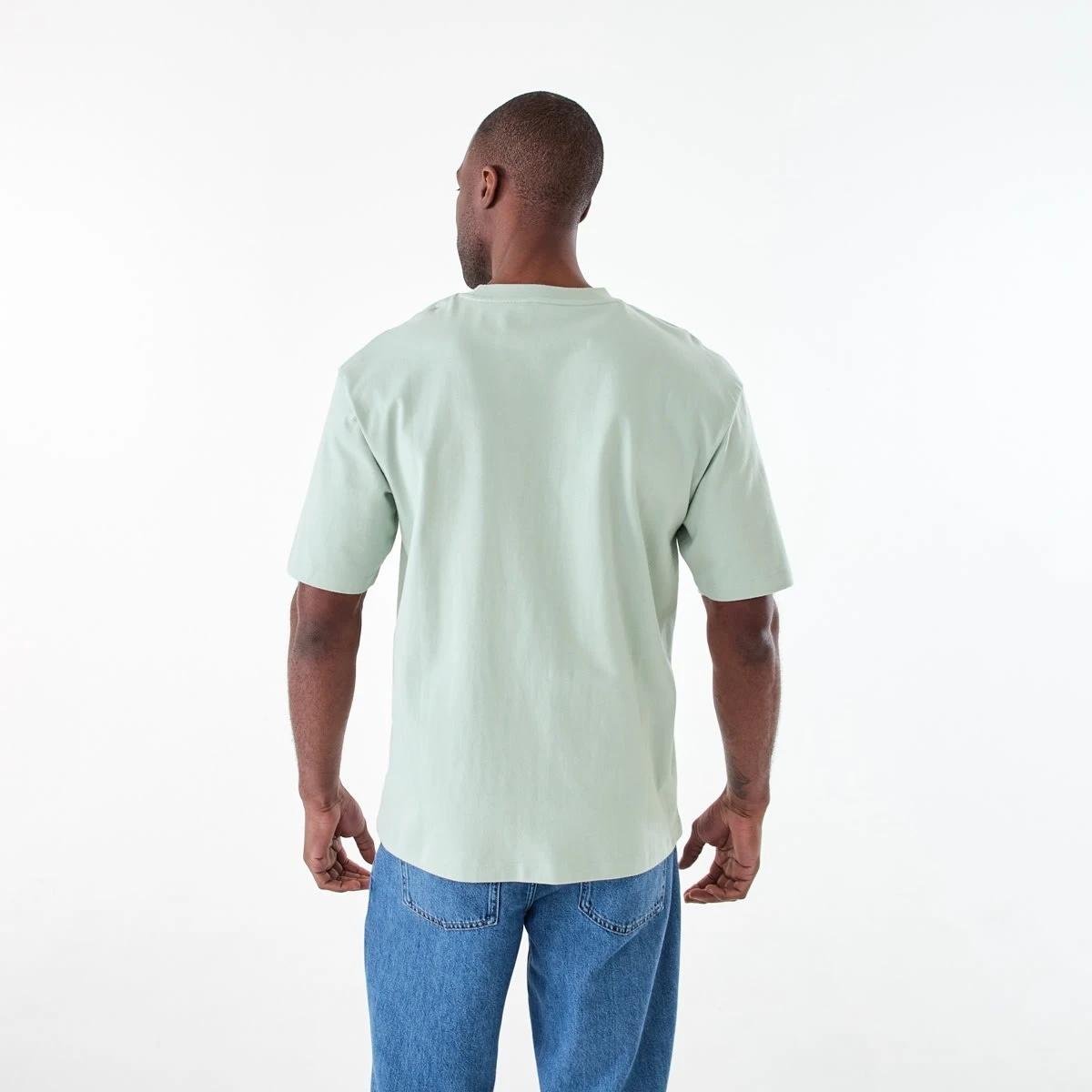 3 Oversized Heavyweight T-shirt AQUA GREY, 3 of 6