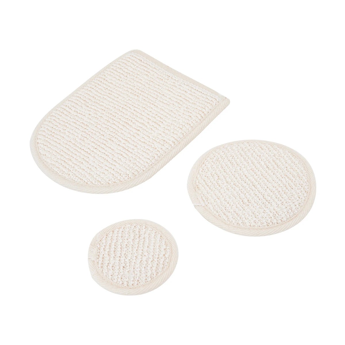 3 3 Pack Bamboo Blend Exfoliating Pads, 3 of 10