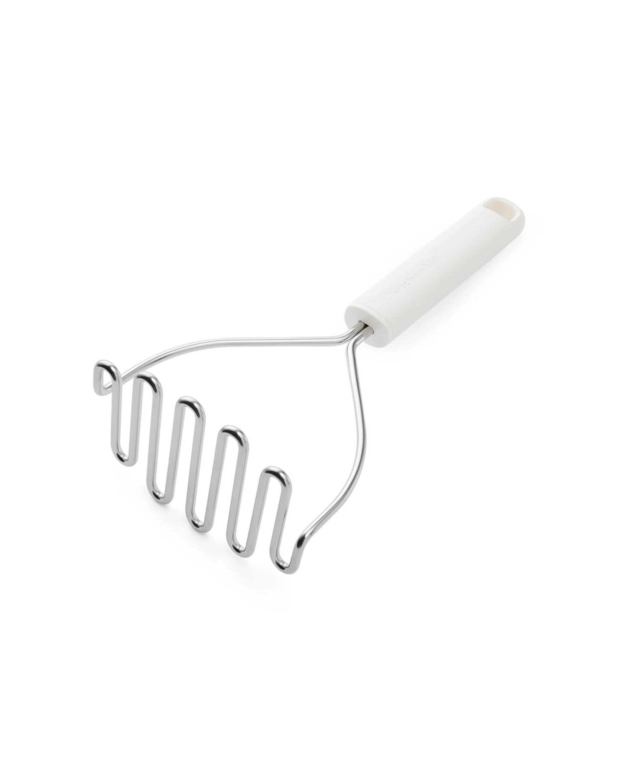 2 KitchenAid Classic Wire Multipurpose Masher 2PK Ergonomic Handle Rust-Resistant - White, 2 of 6
