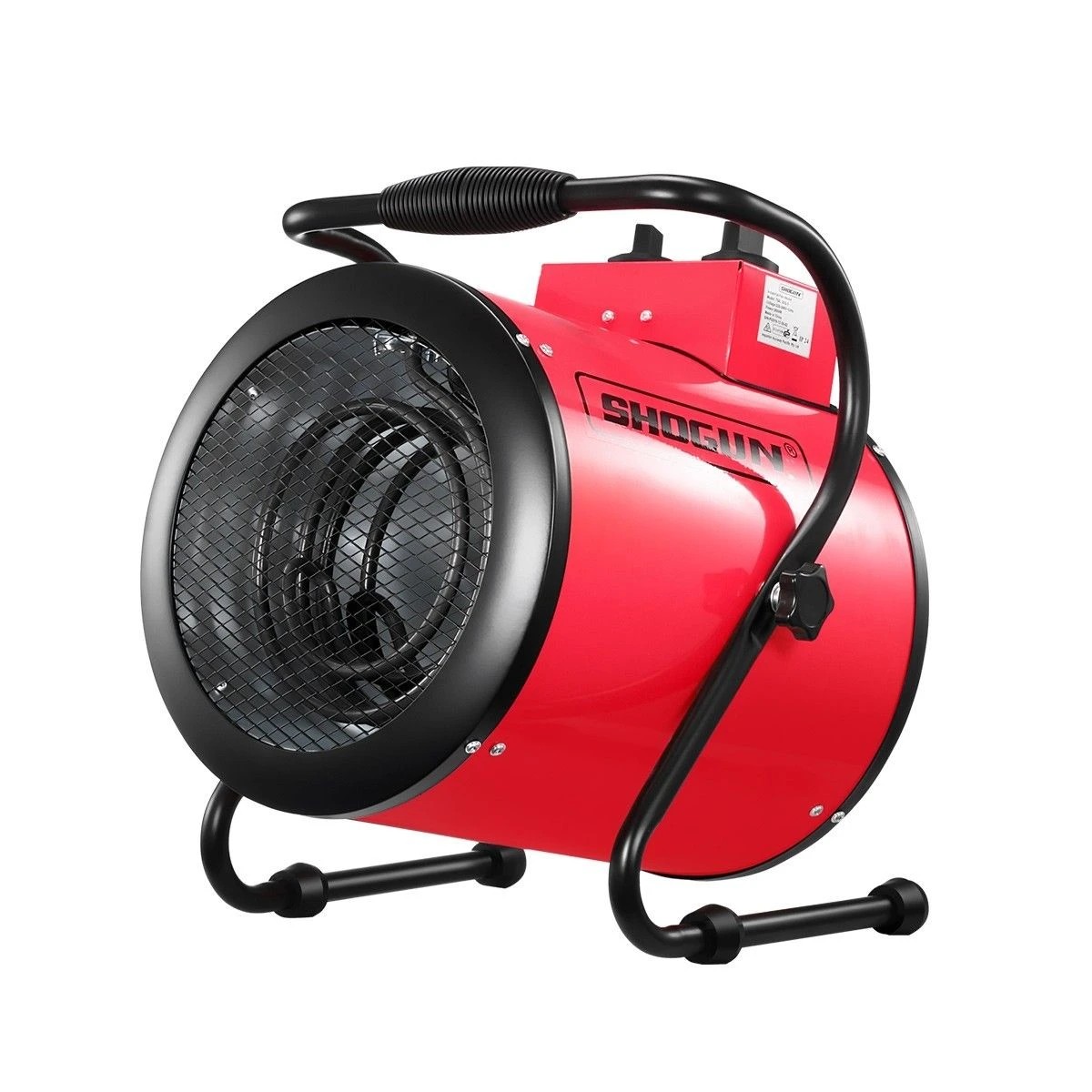 1 Shogun 2-in-1 3000W Portable Electric Industrial Fan Heater Free Standing Carpet Dryer SAA - Red - Red, 1 of 2