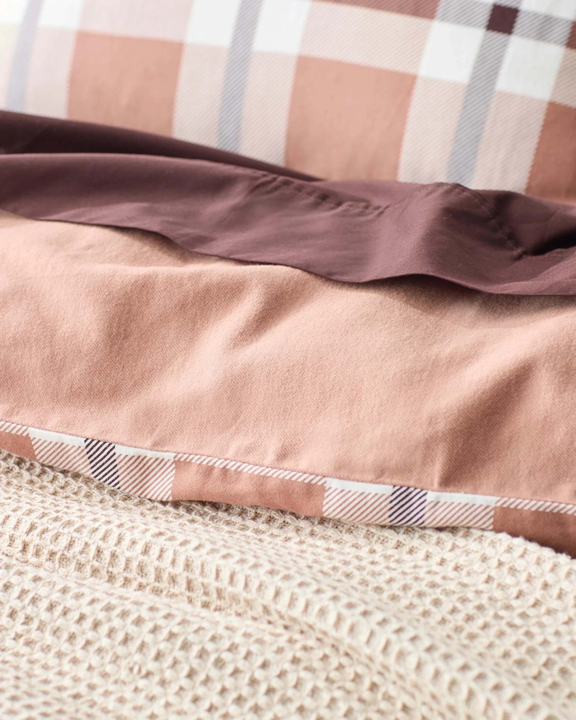 9 Target Percy Flannelette Quilt Cover Set - Single Bed - Brown, 9 of 10