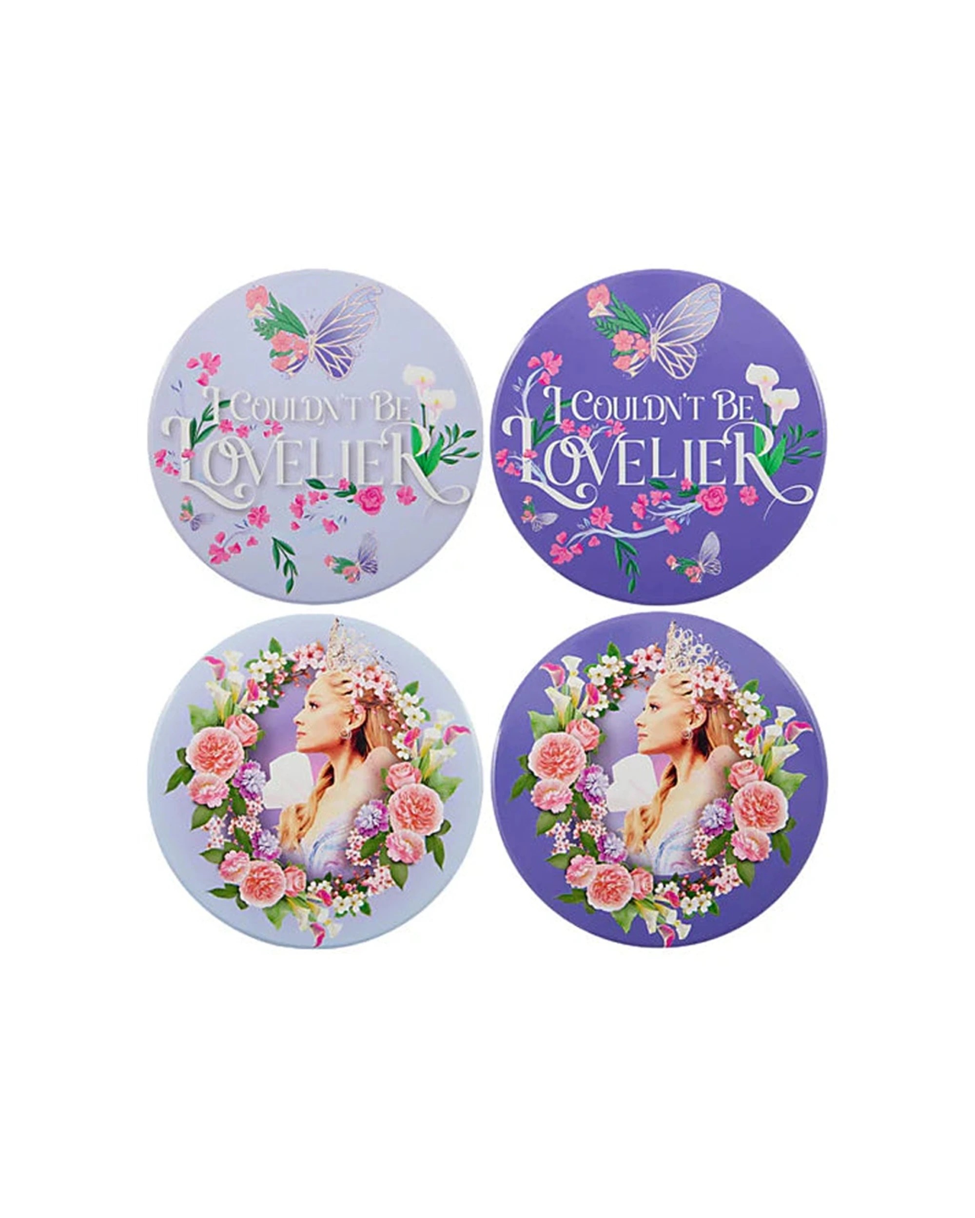 1 Maxwell And Williams Wicked Ceramic Coasters Set 10cm Cork Backed Base - Multi, 1 of 1