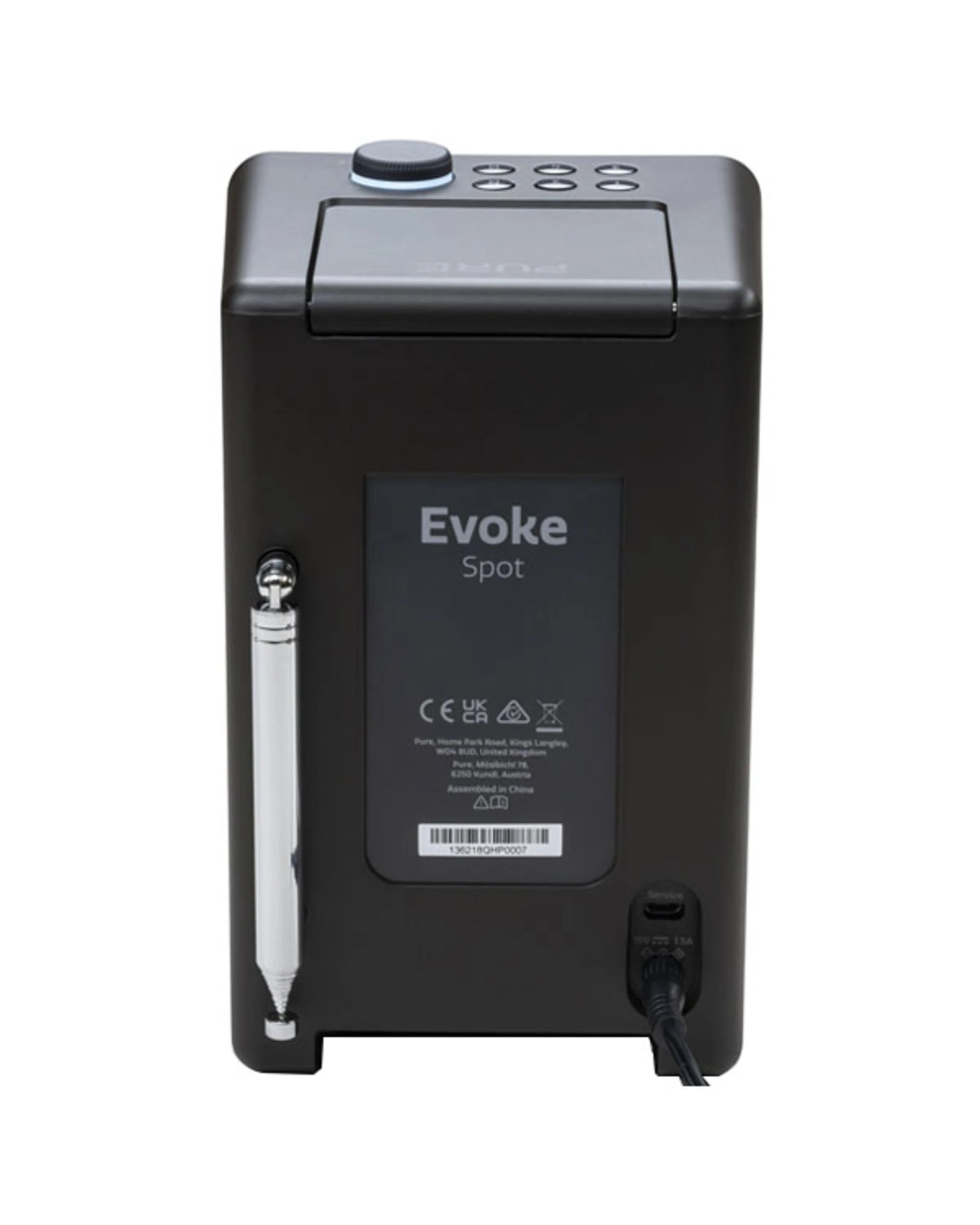 4 Pure Evoke Spot Portable DAB+/FM Radio - Coffee Black, 4 of 5