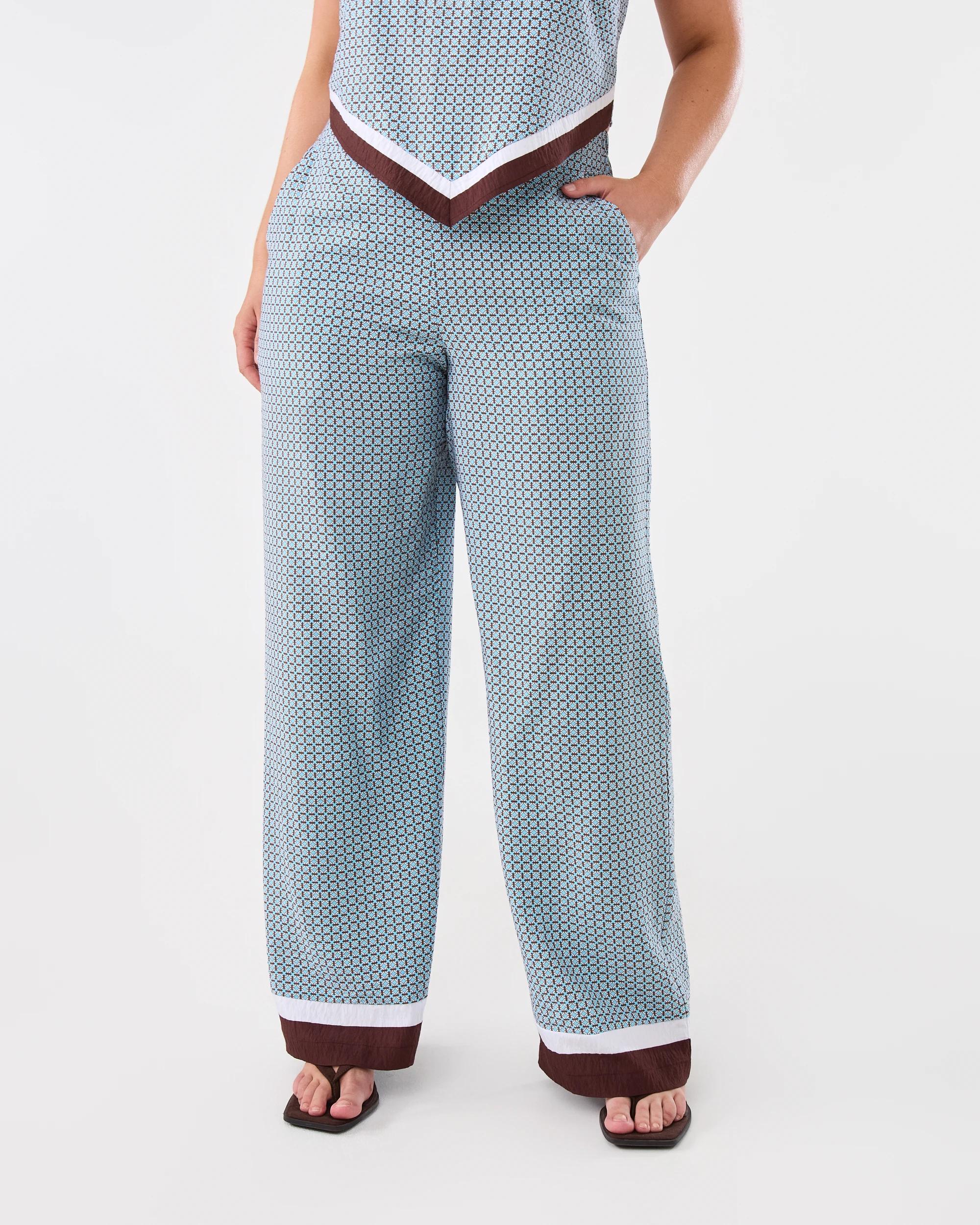 1 Printed Satin Pants Chain, 1 of 6