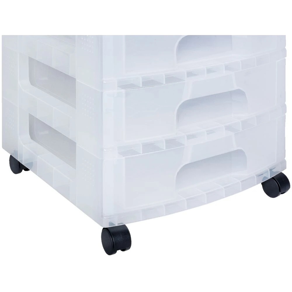 4 Really Useful Box 4x9.5L Storage Tower Clear, 4 of 7