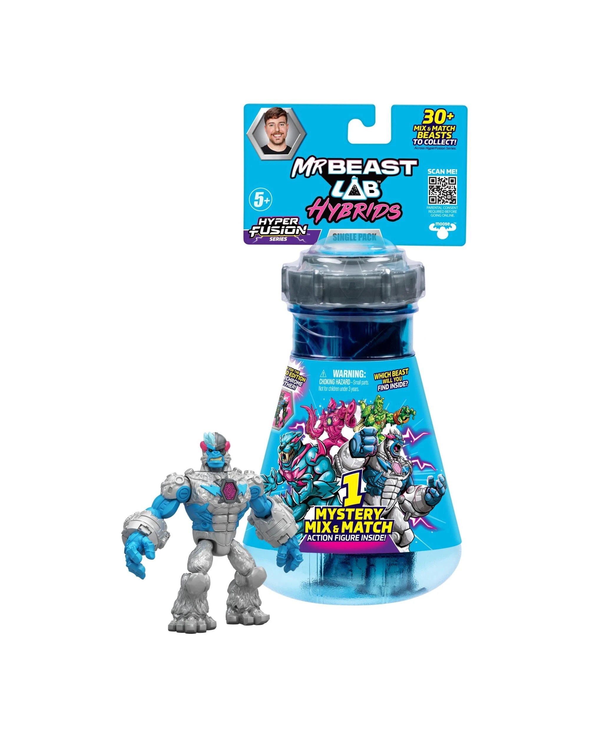 6 Mr Beast Lab Hybrids Hyper Fusion Series Mystery Mix and Match Single Hybrid Pack, 6 of 8