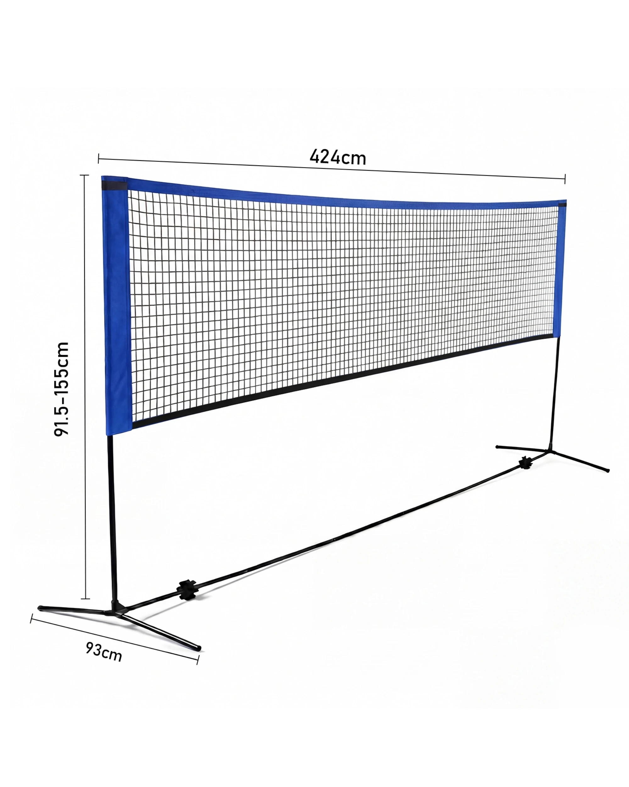 3 Advwin 4.2m Portable Badminton Net - Blue, 3 of 7