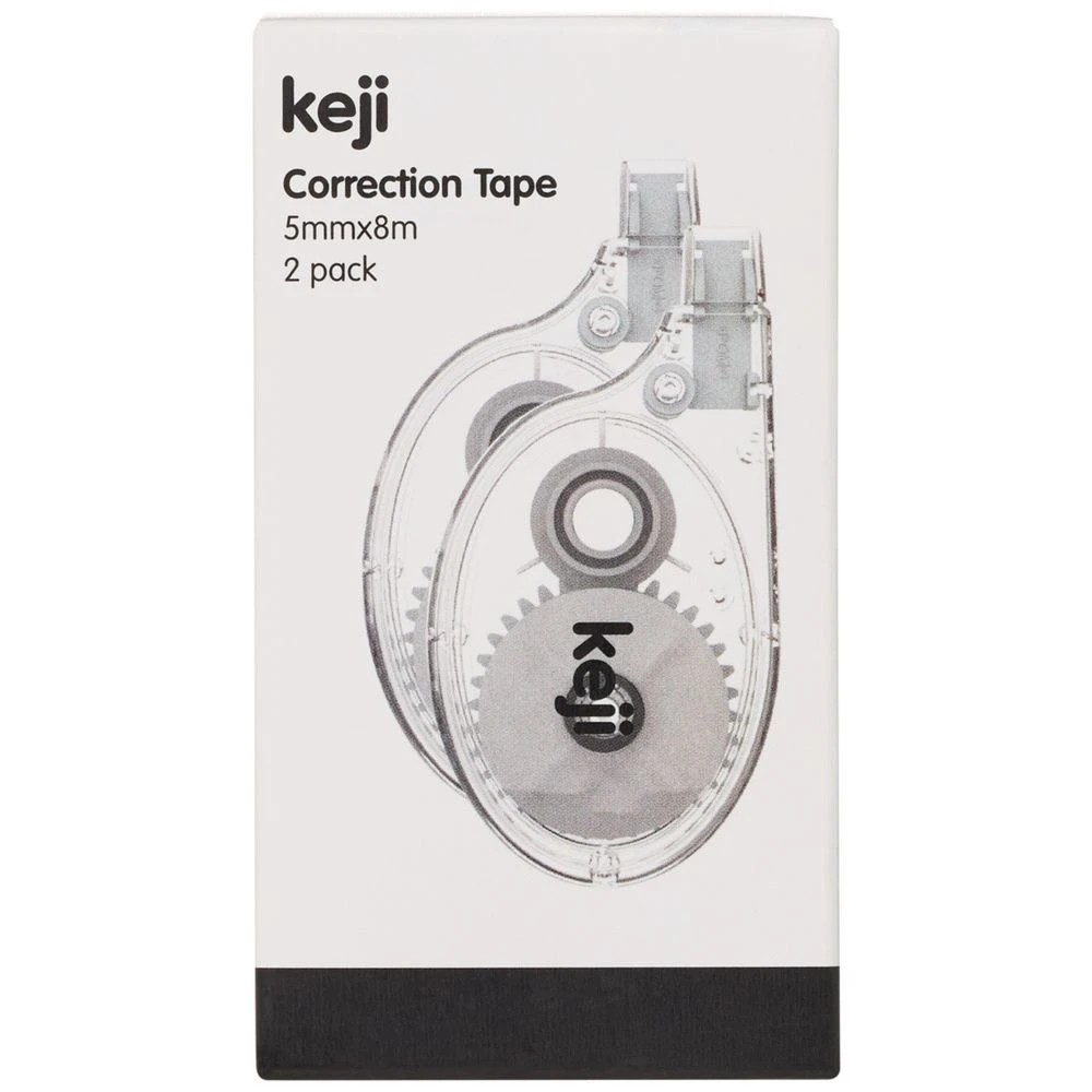 1 Keji Correction Tape 5x8mm 2 Pack, 1 of 3
