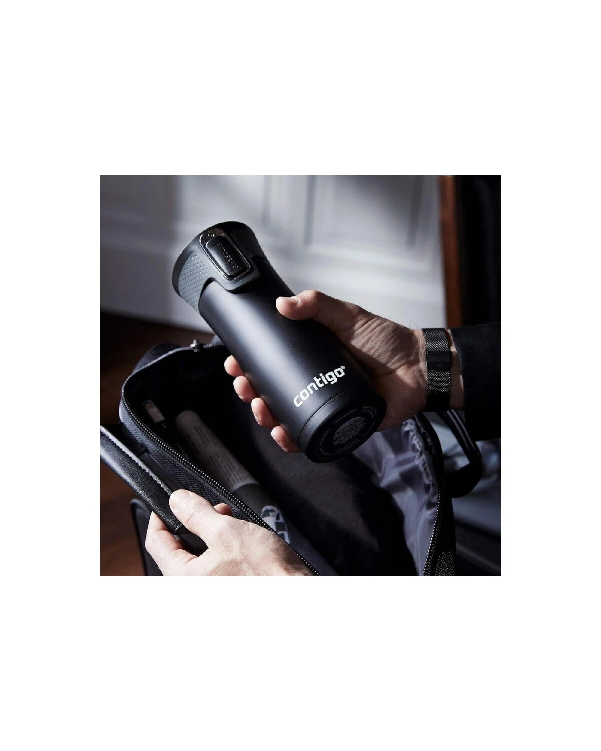 5 Contigo West Loop Autoseal Travel Mug 473ml Stainless Insulated - Matte Black, 5 of 6