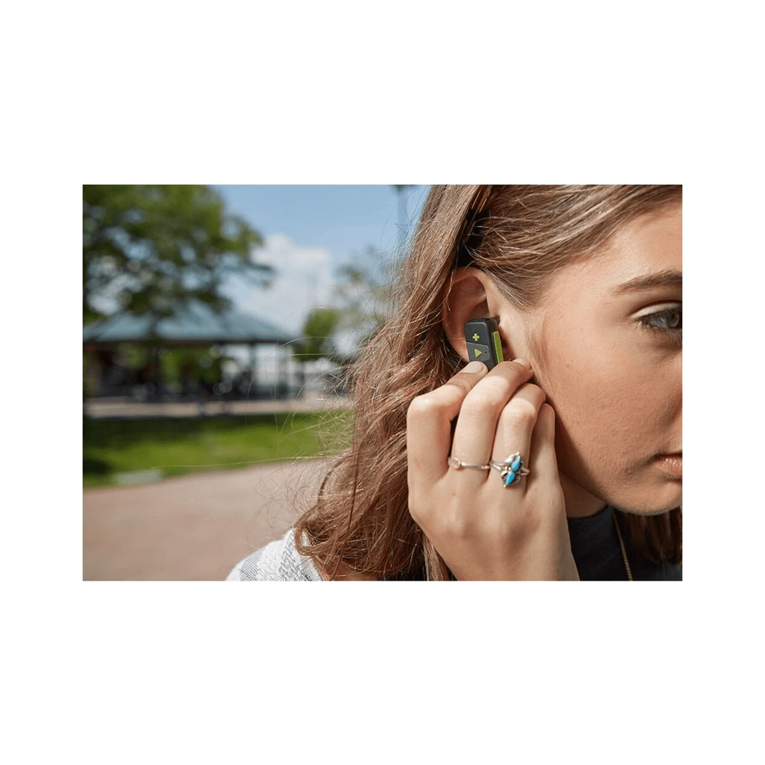 8 Jam Transit Mini Buds Wireless Earphones - Bluetooth Rechargeable - Secure Fit
 - black, 8 of 9