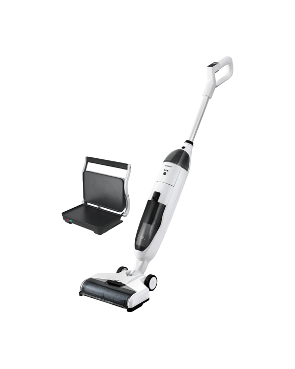 Devanti Cordless Wet Dry Vacuum Mop plus Sandwich Maker Panini Press - Multi