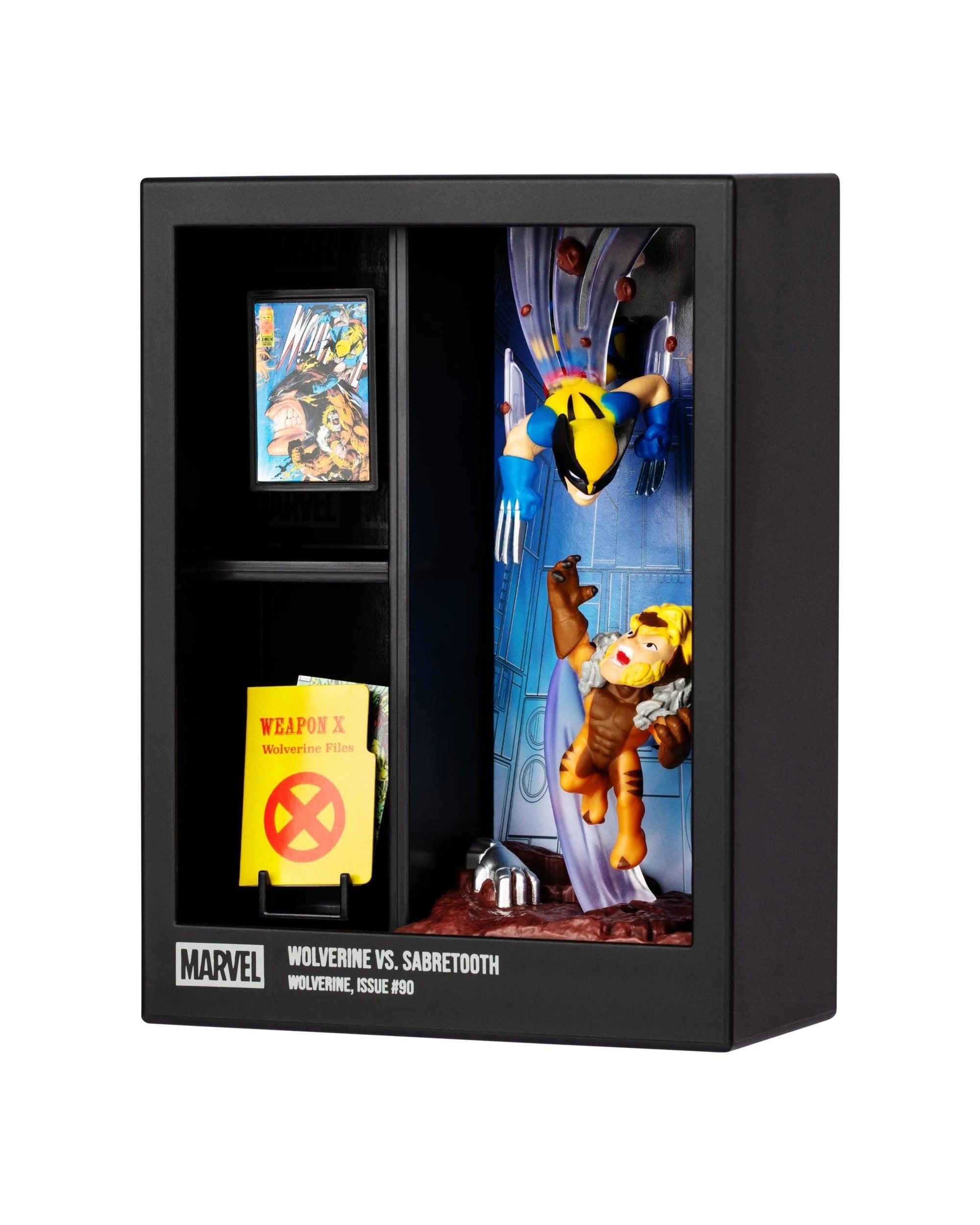 4 Fandrop Marvel MV01 Wolverine vs Sabretooth 2 Figure Diorama, 4 of 7
