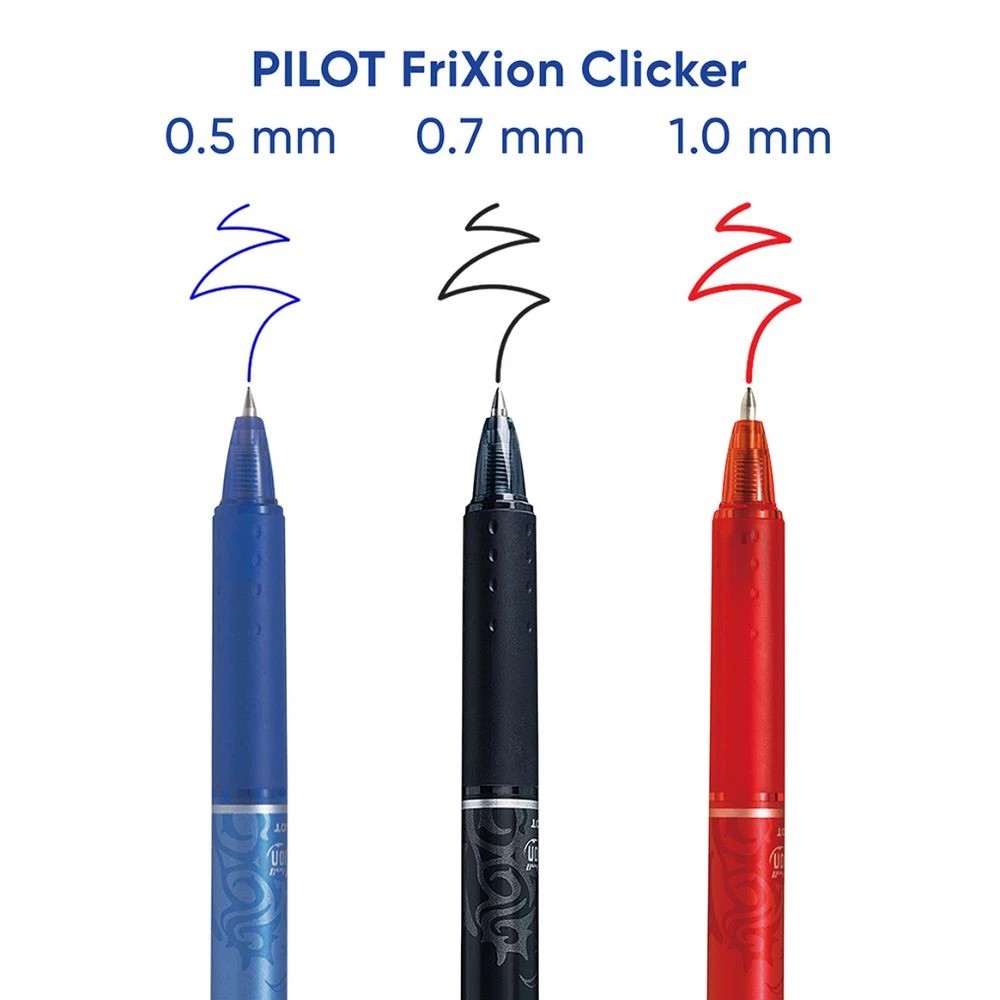 5 PILOT FriXion Clicker Erasable Gel Pen 0.7mm Assorted 4 Pack, 5 of 9