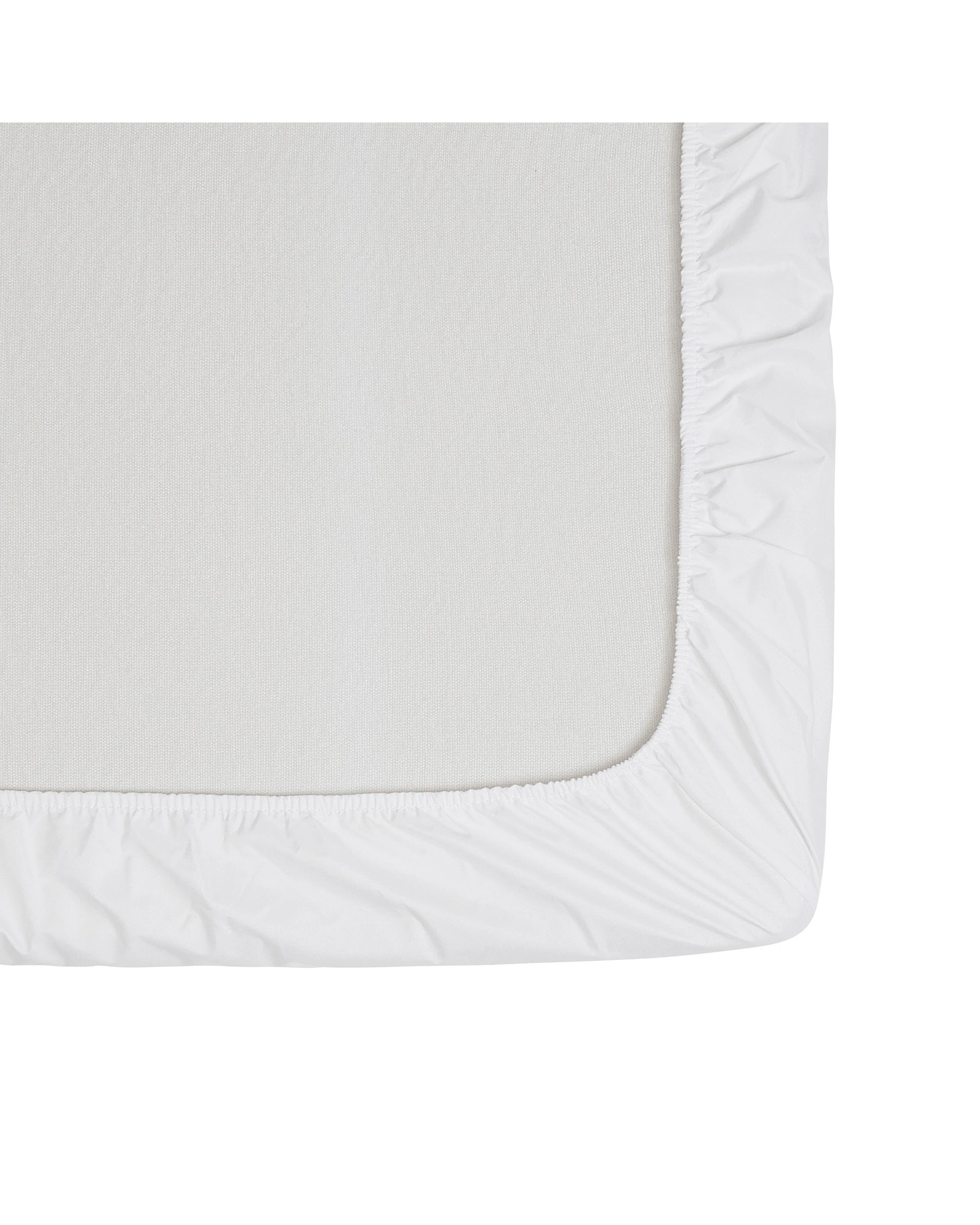 4 Dreamaker Baby Bamboo Cotton Jersey Waterproof Mattress Protector - COT Standard Size - White, 4 of 7