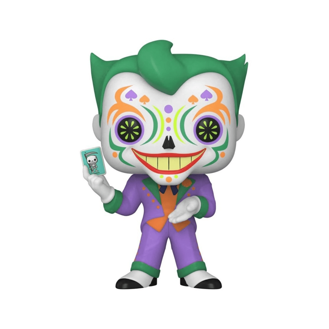 1 Pop Batman - Joker Dia De Los DC Vinyl Figure 10cm Action Figure With Card - Multi, 1 of 3