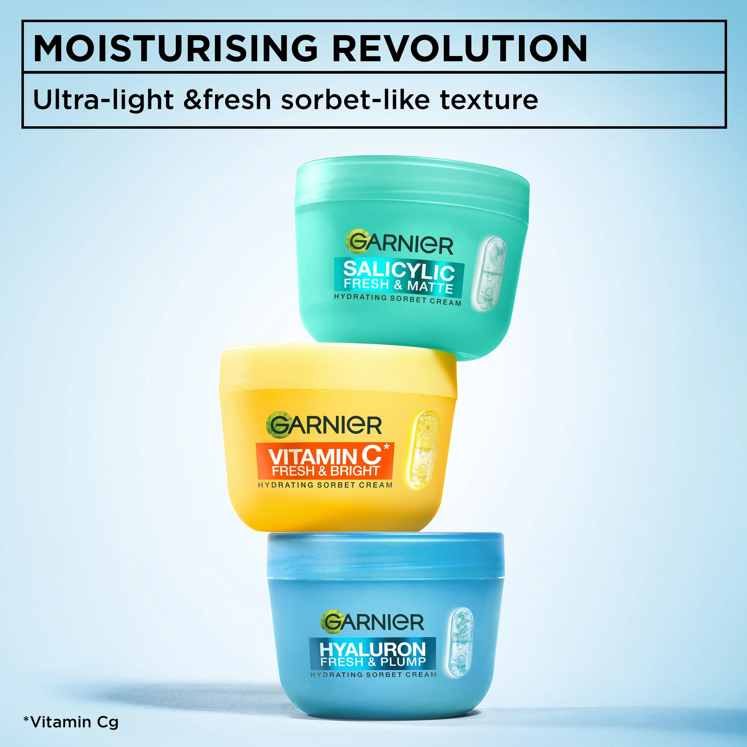 2 Garnier Hyaluron Fresh & Plump Hydrating Sorbet Cream, 2 of 8