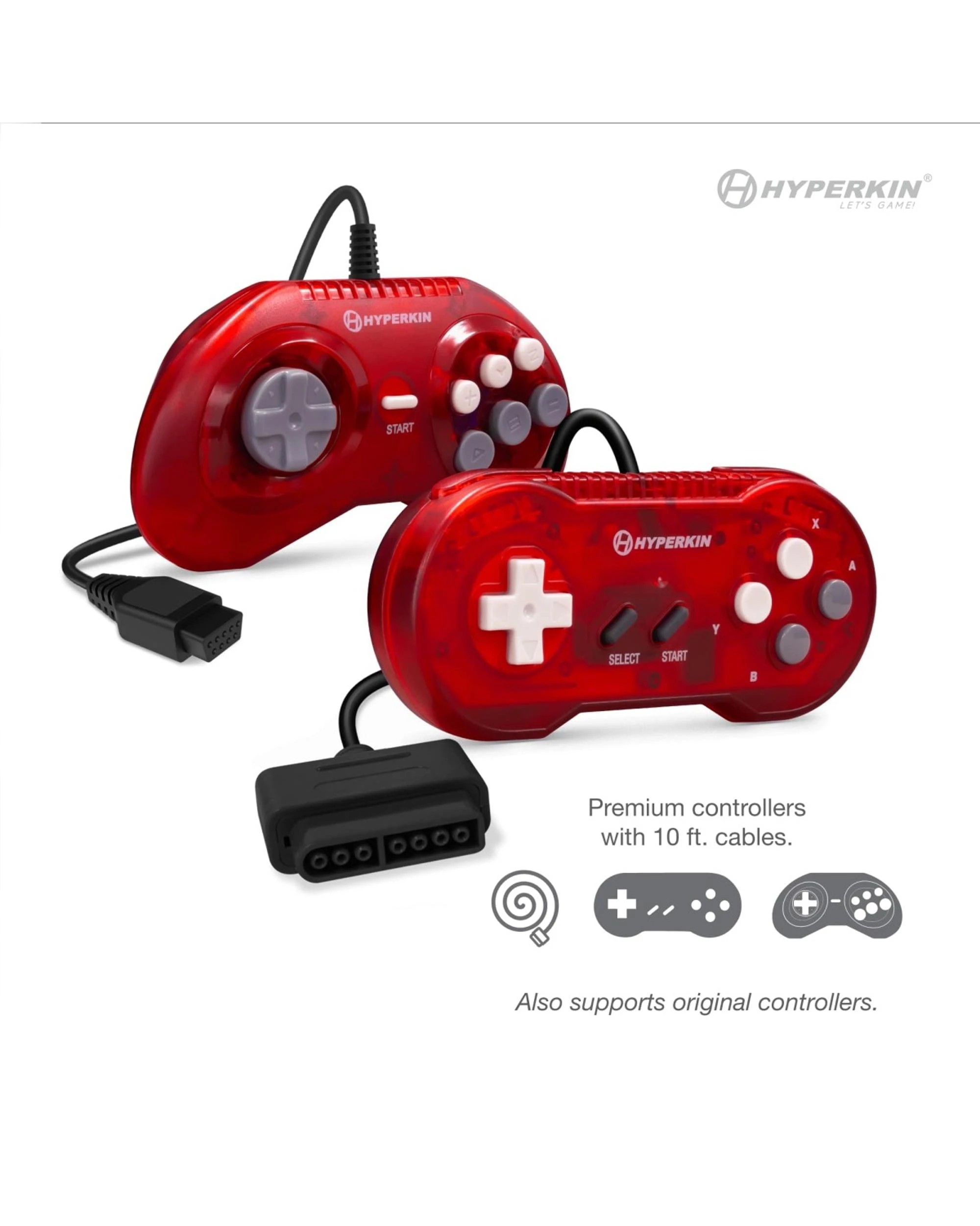 7 Hyperkin RetroN 3 HD 3-in-1 Retro Gaming Console - Jasper Red - Red, 7 of 7