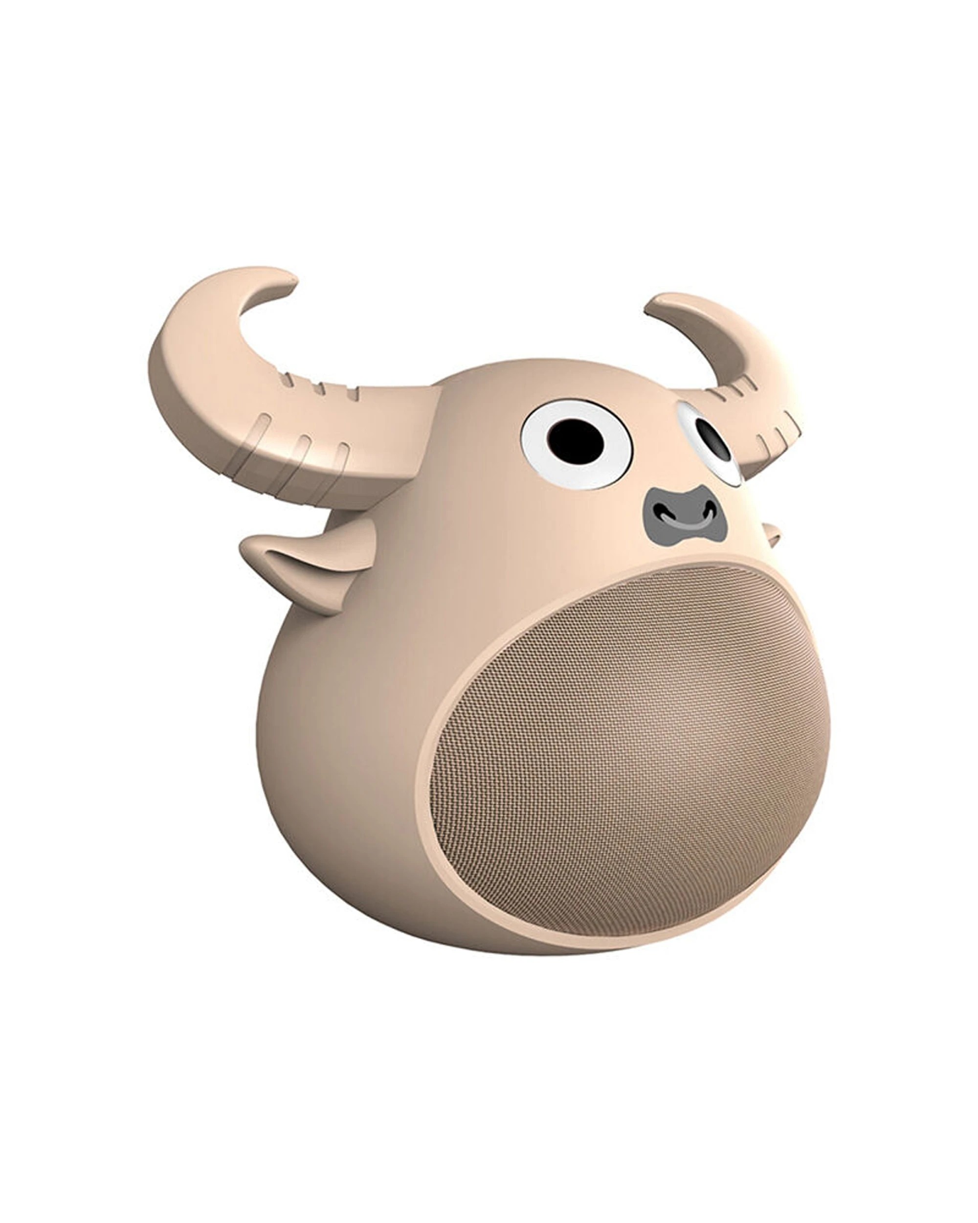 1 Fitsmart Bluetooth Wireless Animal Face Speaker Compact Portable 3W Audio Kahki - Beige, 1 of 5