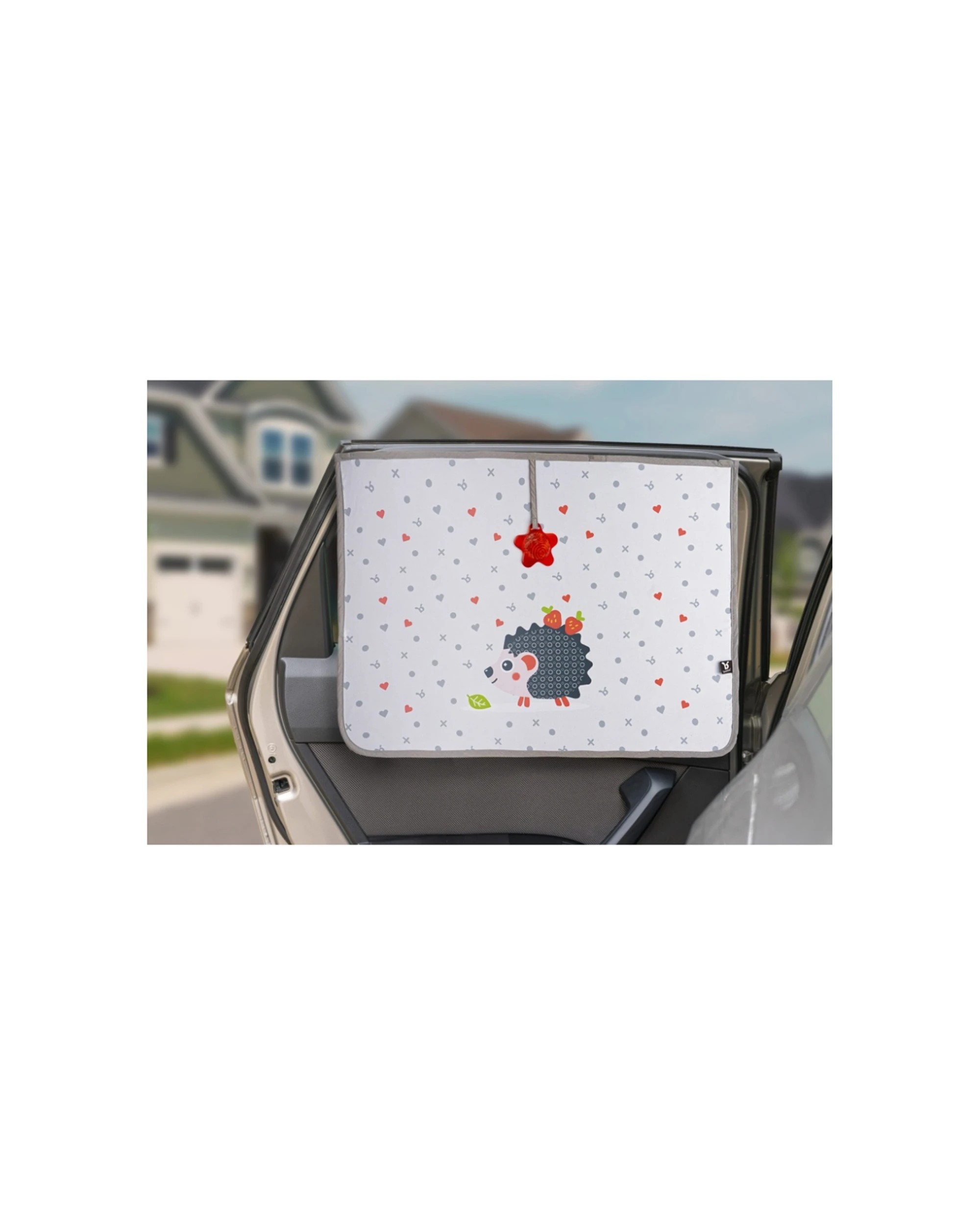 2 Benbat Magnetic Kids Car Sunshade Extra Large UV Protective Stars - Multi, 2 of 5