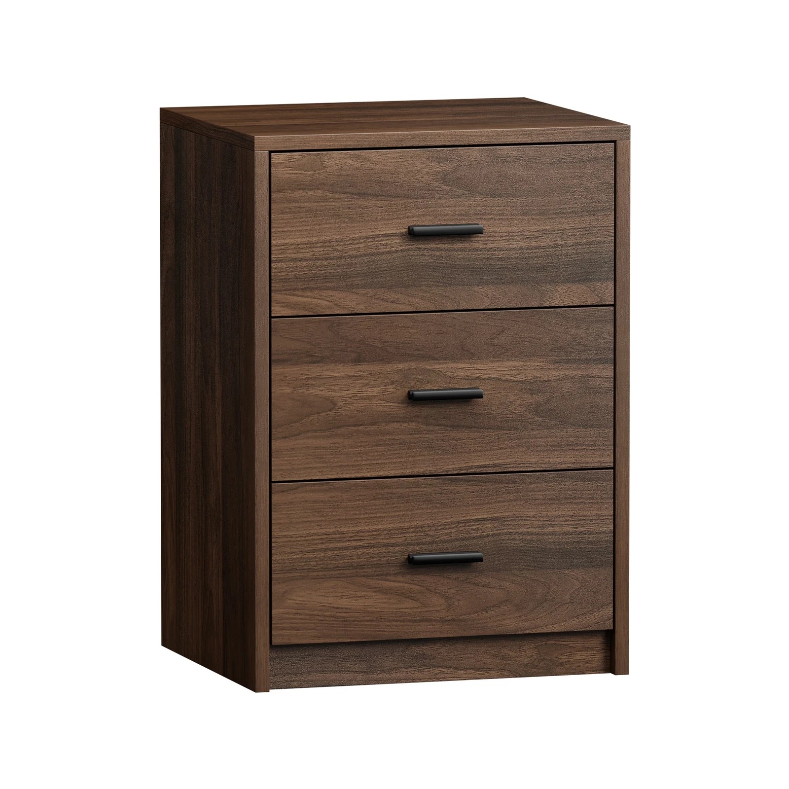 6 Oikiture 2x Bedside Table 3 Drawers Nightstand Bedroom Storage Side End - Brown, 6 of 9