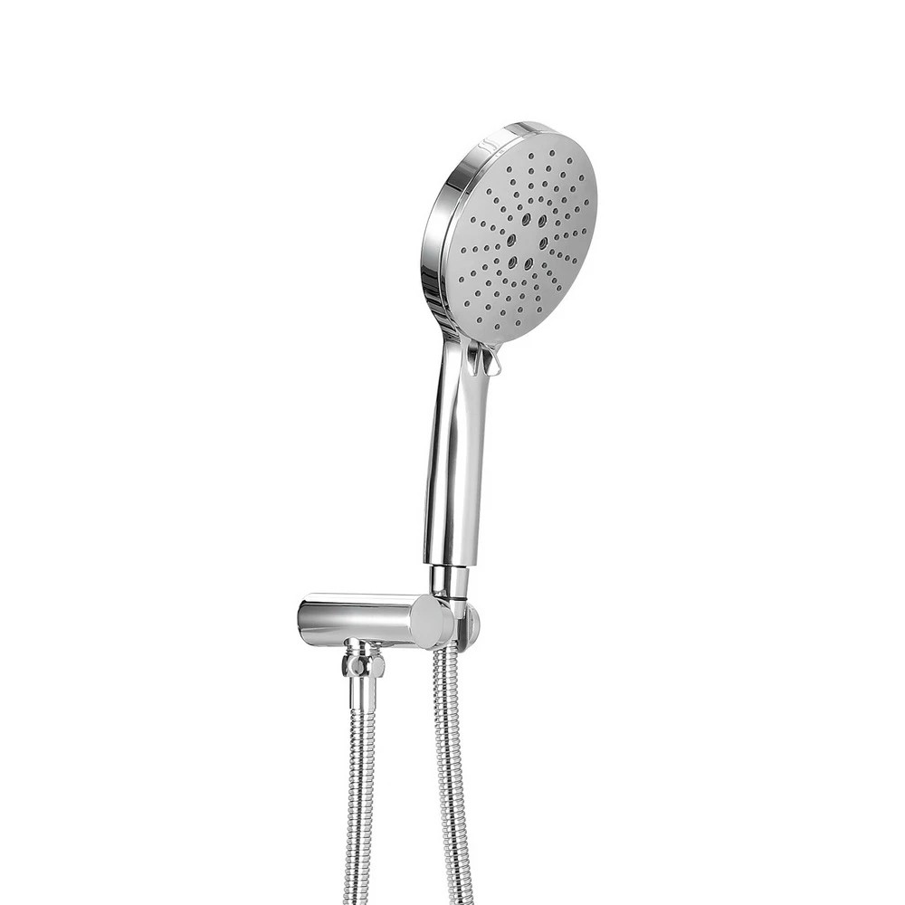 1 Handheld Shower Head Holder 4.7'' High Pressure - Silver, 1 of 1