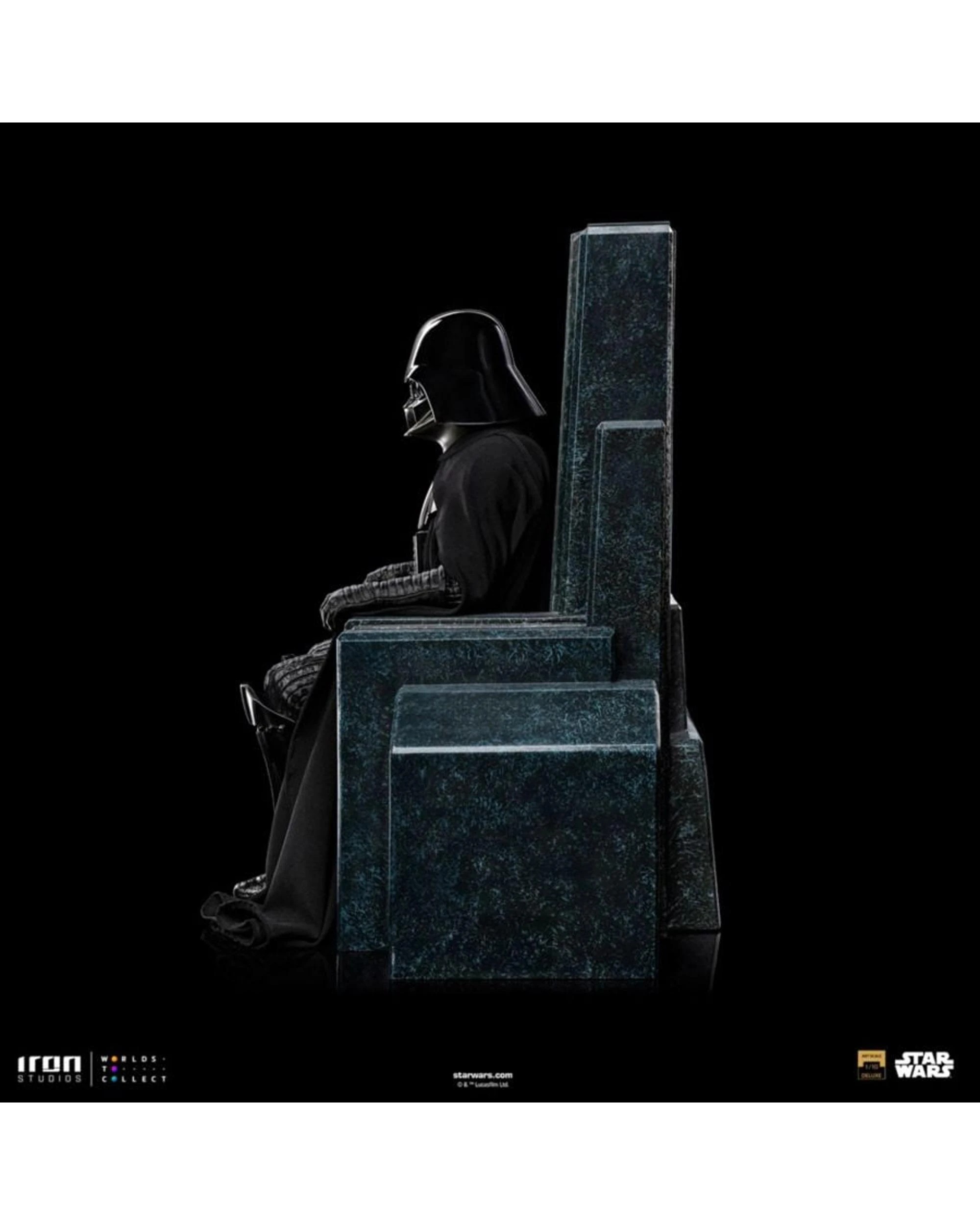 2 Star Wars Darth Vader Darth Vader on Throne 1:10 Scale Statue, 2 of 10