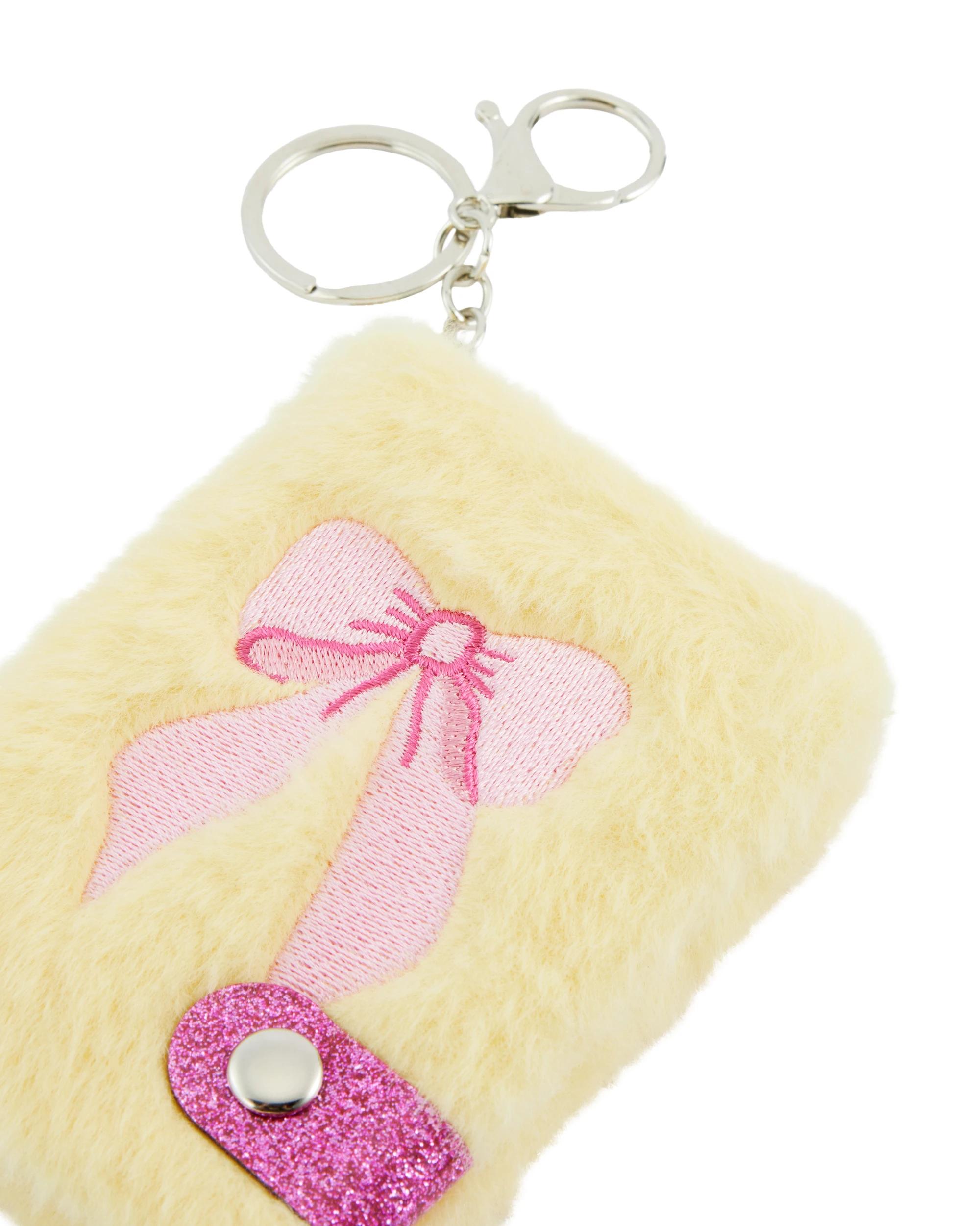 4 Fluffy Book Charm Keyring - Yellow Yellow, 4 of 5