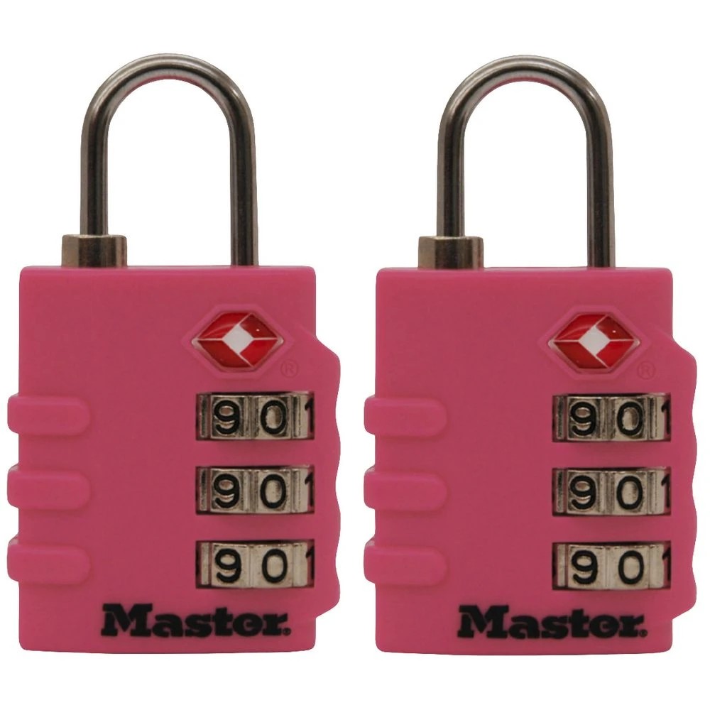 2 Master Lock 30mm TSA Luggage Padlock 2 Pack, 2 of 6
