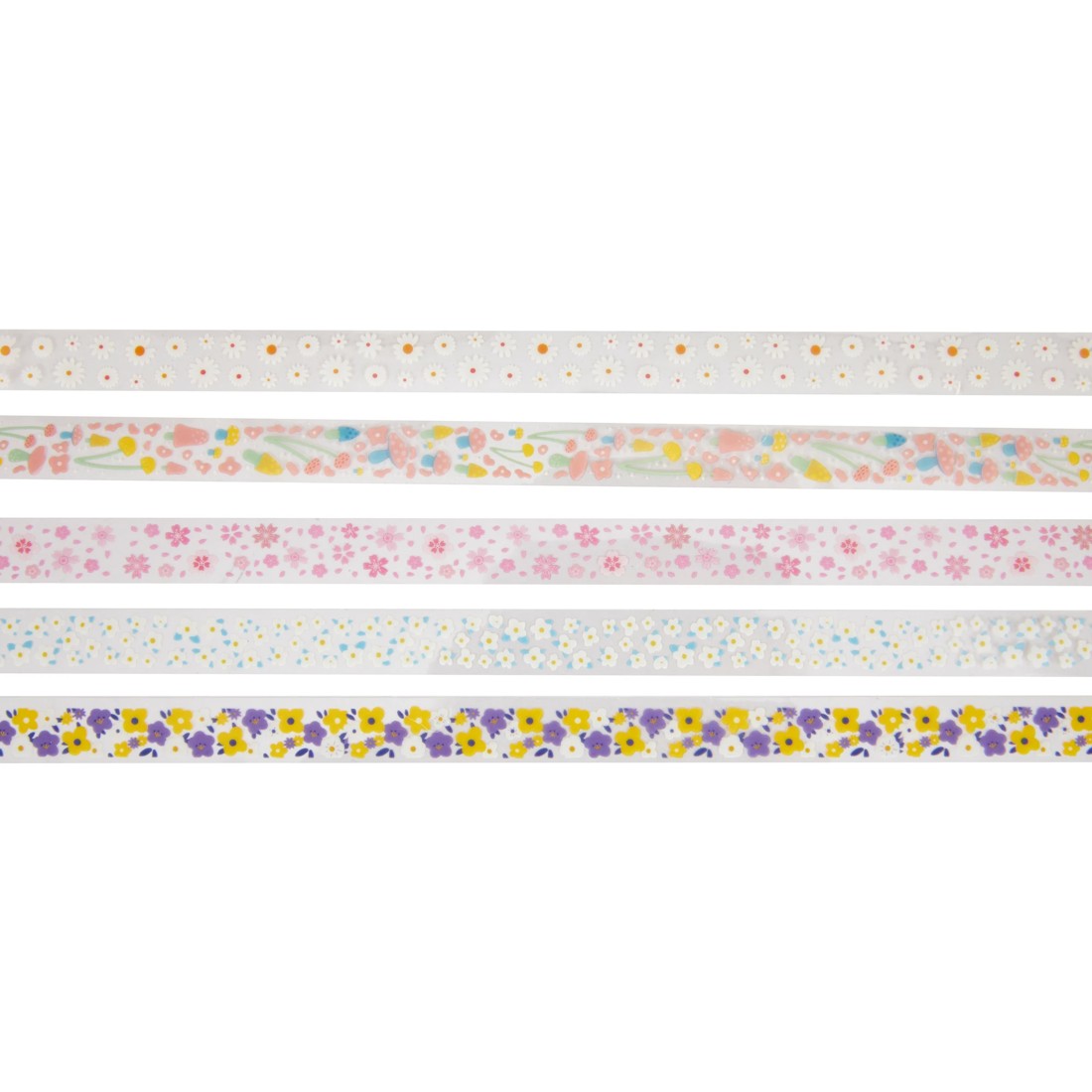 3 5 Pack Decorative Tapes - Floral, 3 of 3