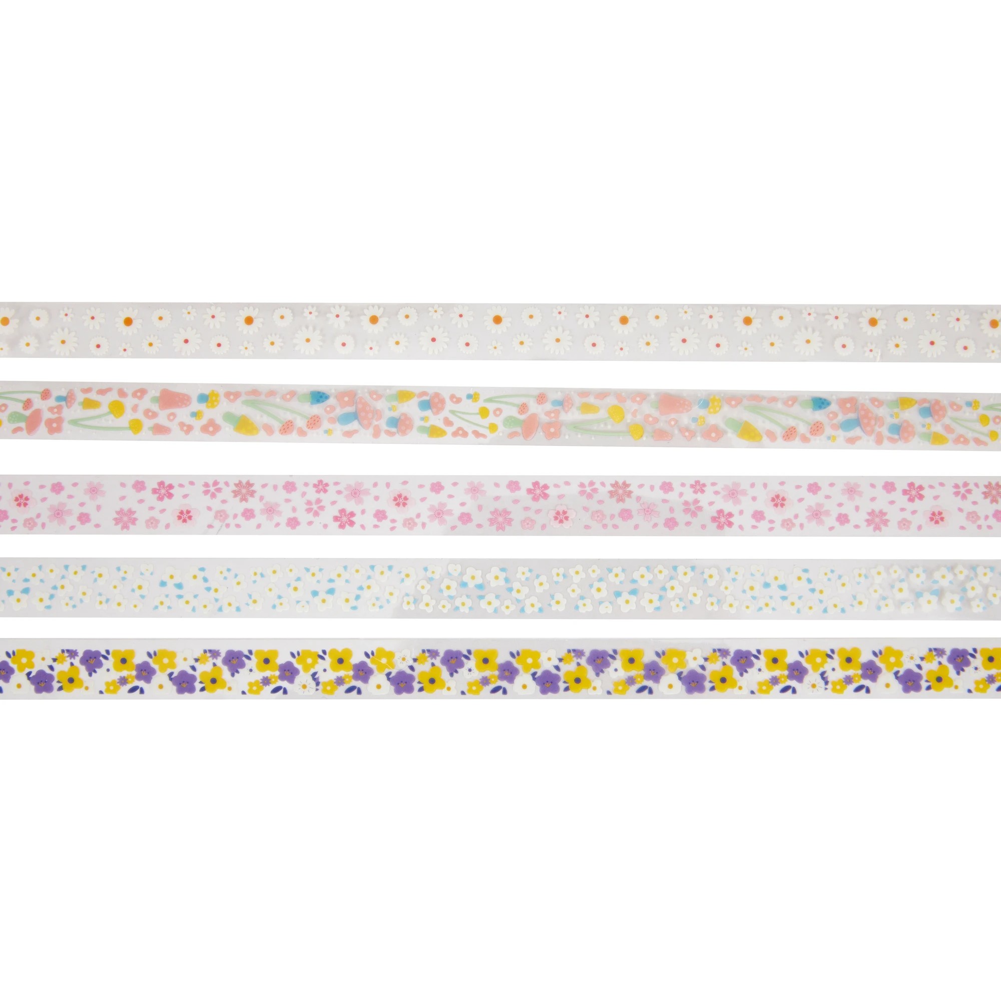 3 5 Pack Decorative Tapes - Floral, 3 of 3