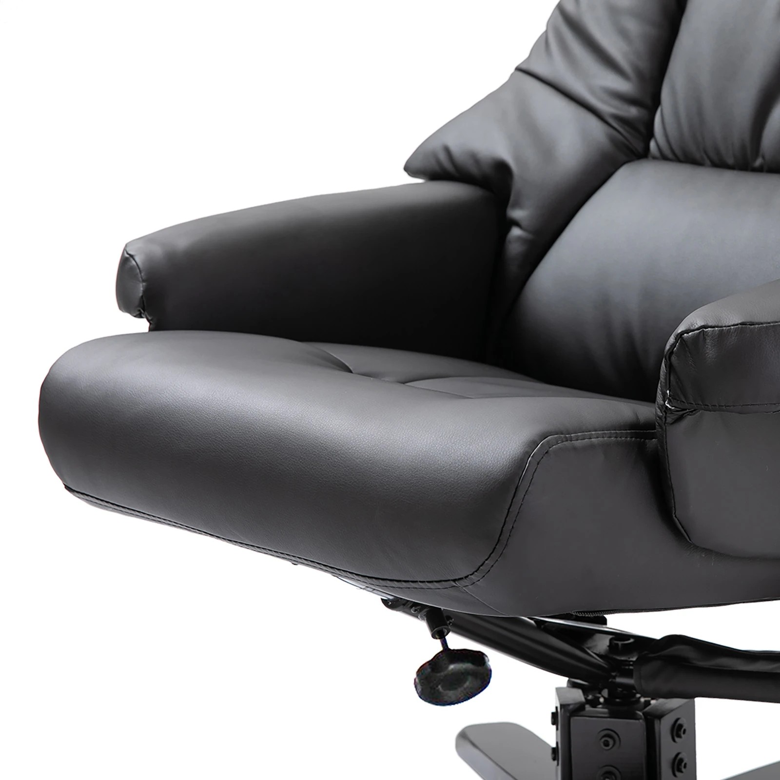 8 LUXDREAM Full Body Massage Recliner Chair 8-Point Heated Office Chair - Black - Black, 8 of 8