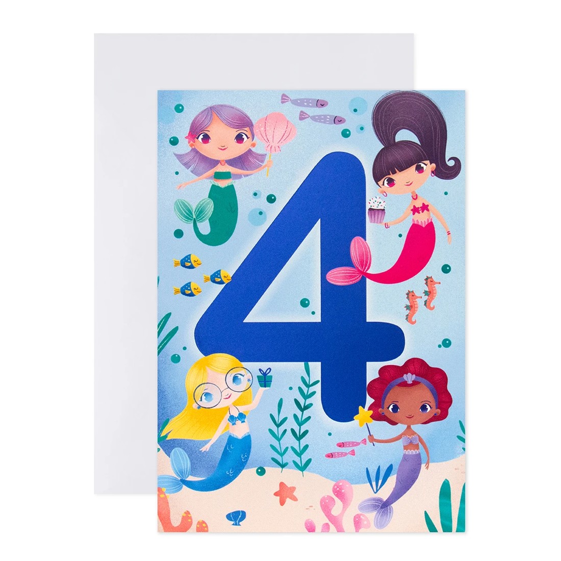1 Connections from Hallmark 4th Birthday Card - Mermaids, 1 of 3
