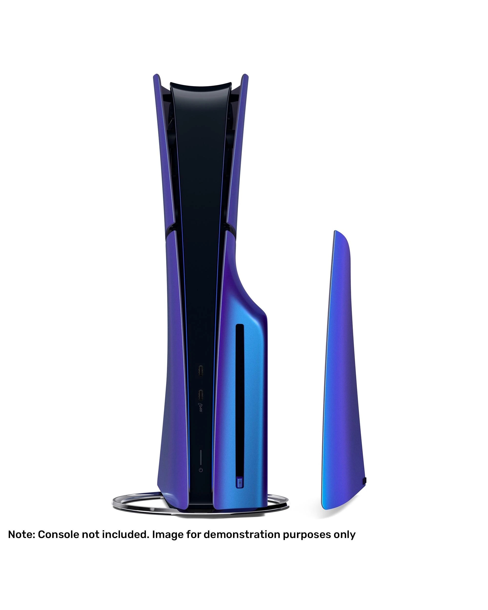 2 PlayStation 5 Console Covers - Slim - Chroma Indigo - Blue, 2 of 4