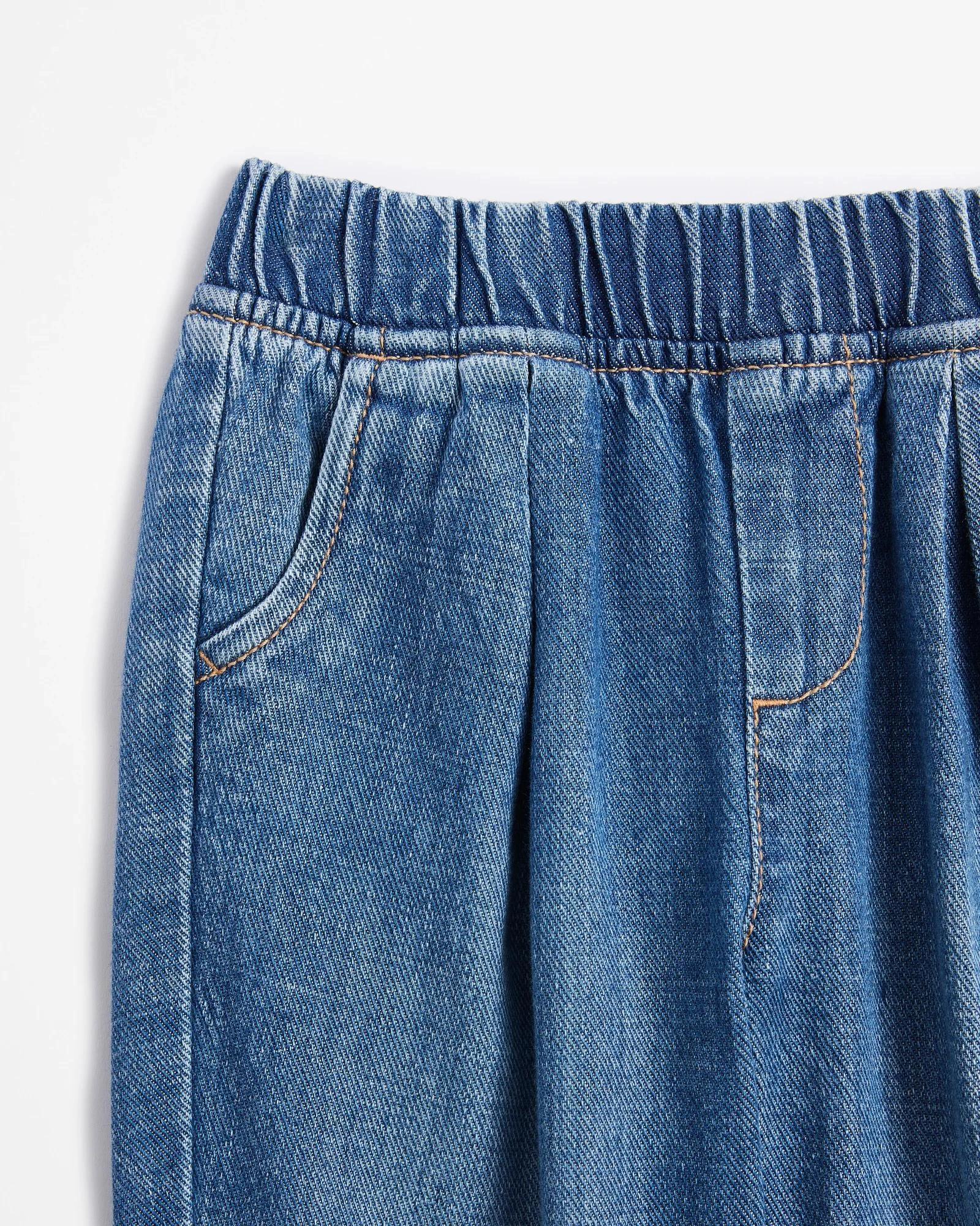 3 Target Baby Relaxed Denim Pants - Indigo INDIGO MID DENIM, 3 of 4