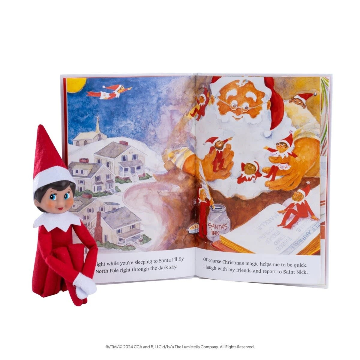 7 The Elf on the Shelf Girl Elf: A Christmas Tradition by Carol V. Aebersold and Chanda A. Bell - Book, 7 of 8
