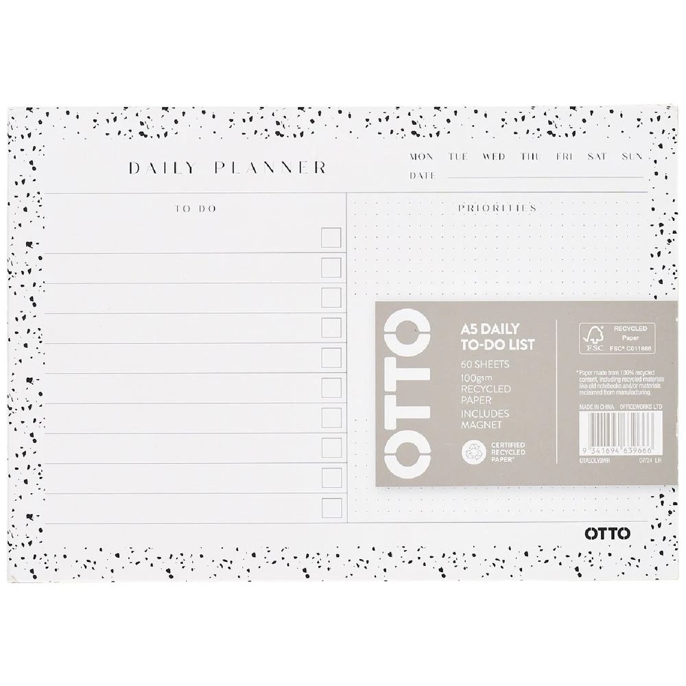 1 Otto A5 Daily Business Desk Planner 60 Sheets, 1 of 3