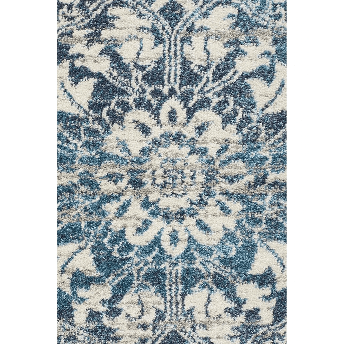 6 Rug Culture Babylon 207 Blue Round Rug - 150 cm, Polypropylene, Power-loomed, 10 mm Pile - Assorted, 6 of 7