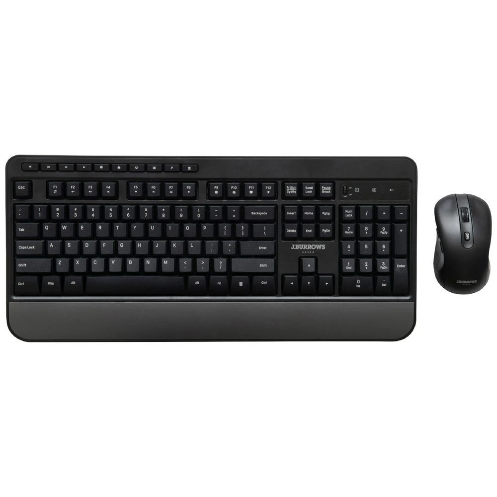 1 J.Burrows MK100 Wireless Keyboard & Mouse Combo, 1 of 8