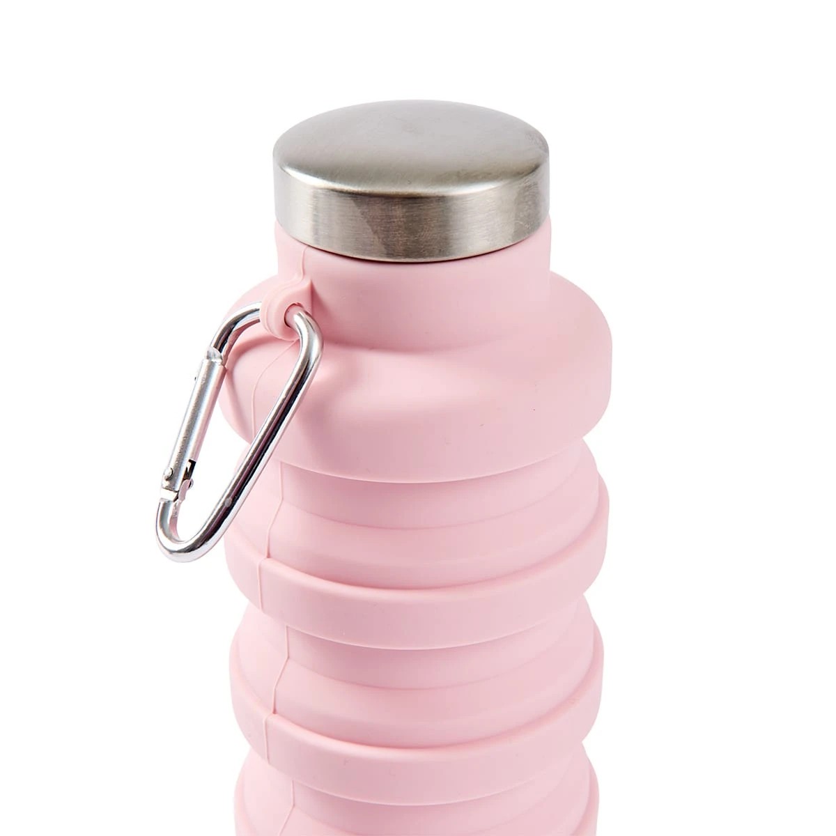 5 500ml Collapsible Silicone Bottle with Stainless Steel Lid - Assorted, 5 of 10