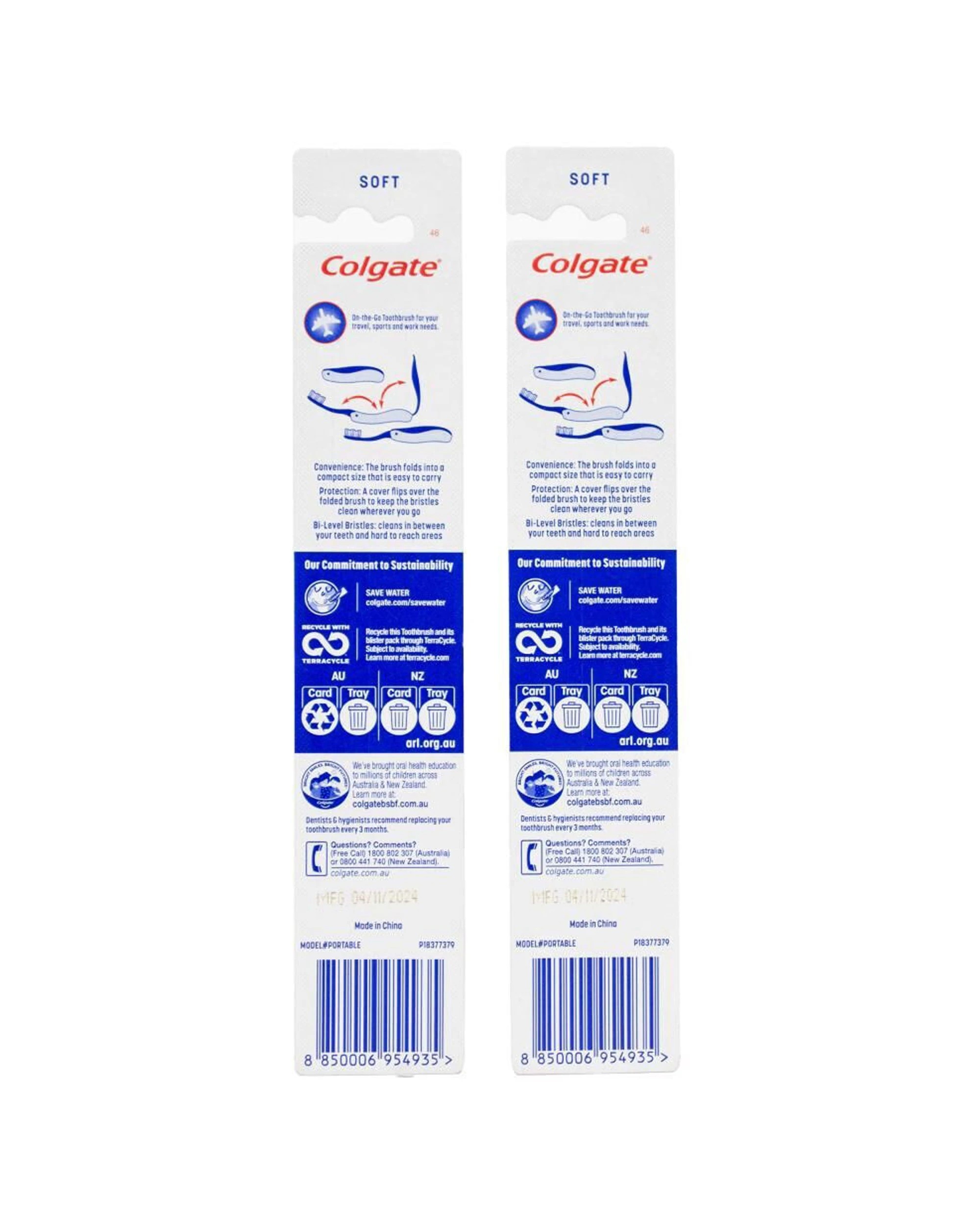 4 Colgate 24PK Travel Size Soft Bristle Toothbrush Dental Care - Multi, 4 of 4