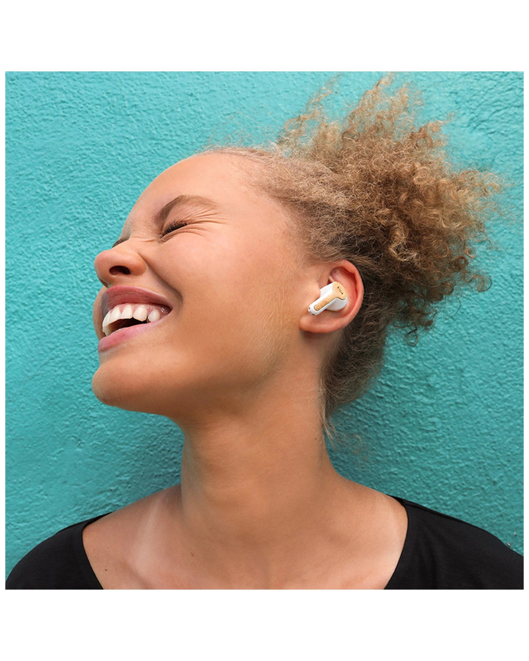 8 House Of Marley Rebel True Wireless Earbuds Wireless Charging 8H Playtime
 - white, 8 of 9