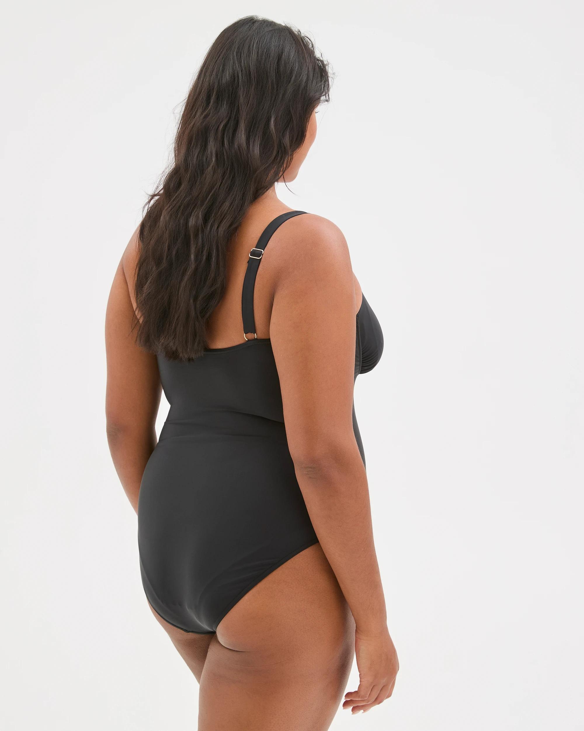 10 Target Woman Resort Demi Underwire Matte Micro One Piece Swimsuit BLACK, 10 of 10