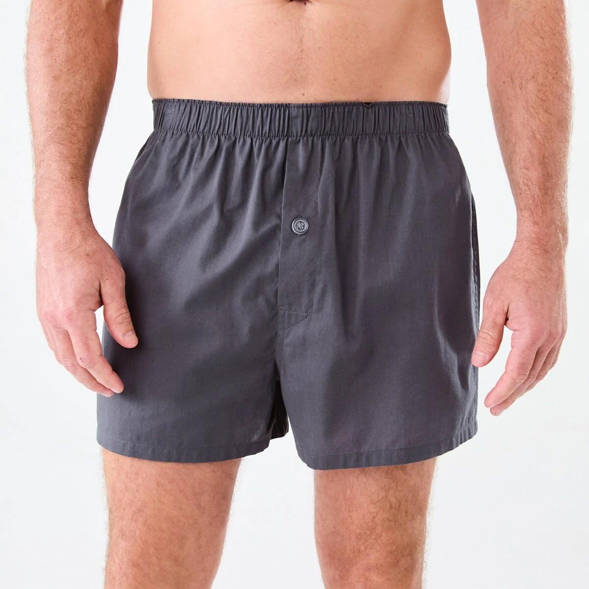 3 3 Pack Alpha Classic Woven Boxers STRIPE CHECKS, 3 of 7