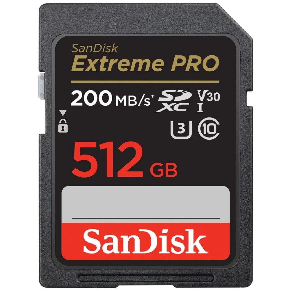 1 SanDisk 512GB Extreme Pro SDXC Memory Card, 1 of 3