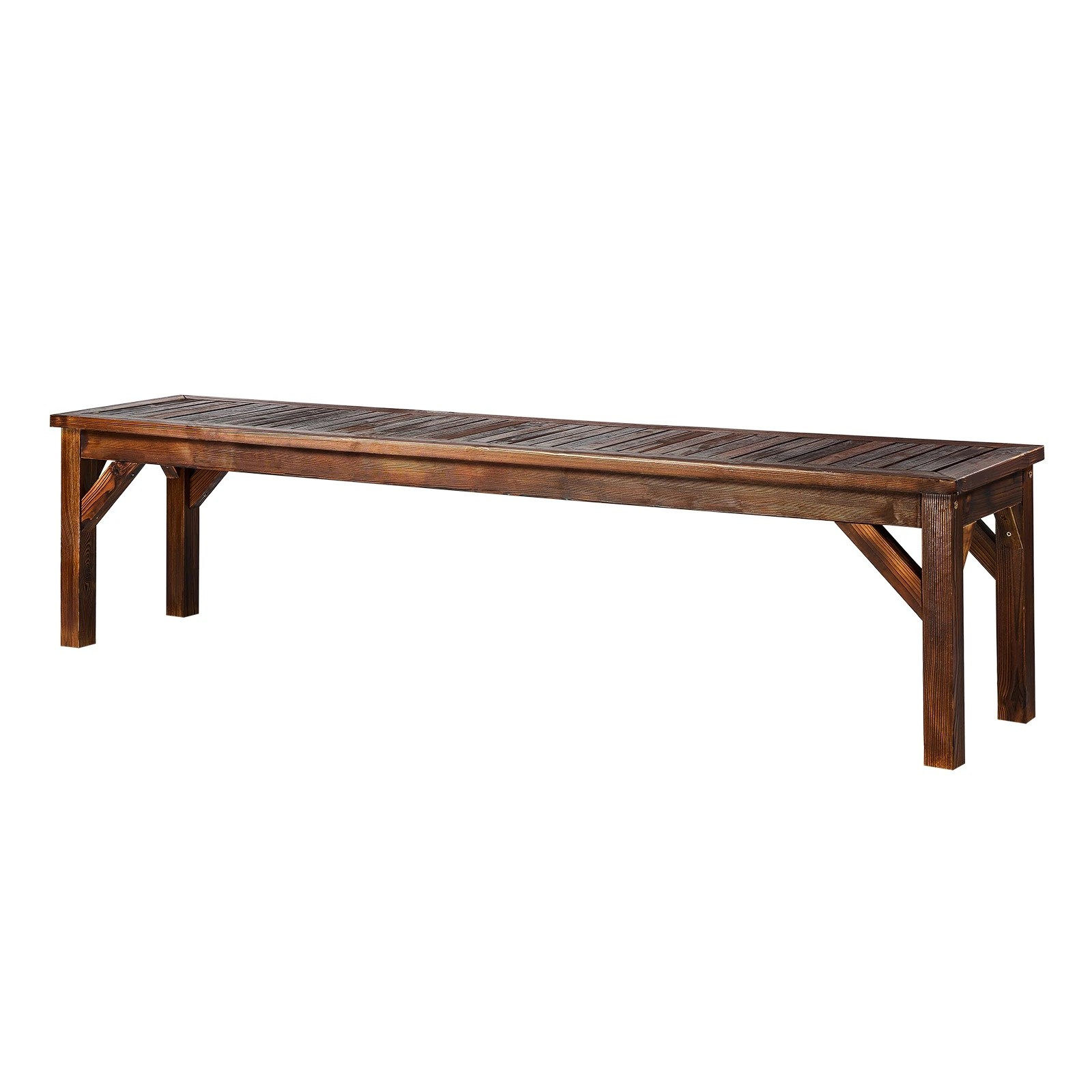6 Livsip 190cm Garden Bench Outdoor Slatted Seat
 - Charcoal, 6 of 9