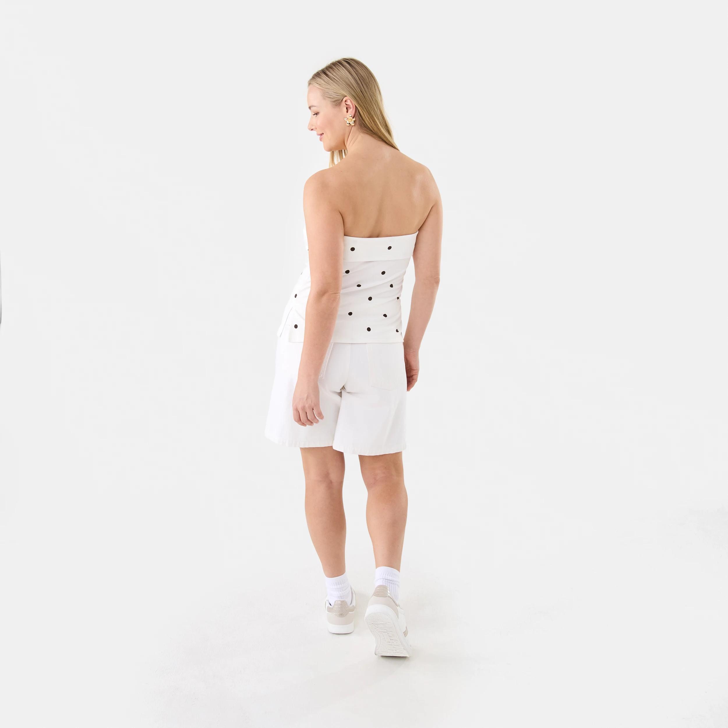 4 Denim Jorts Ecru, 4 of 8