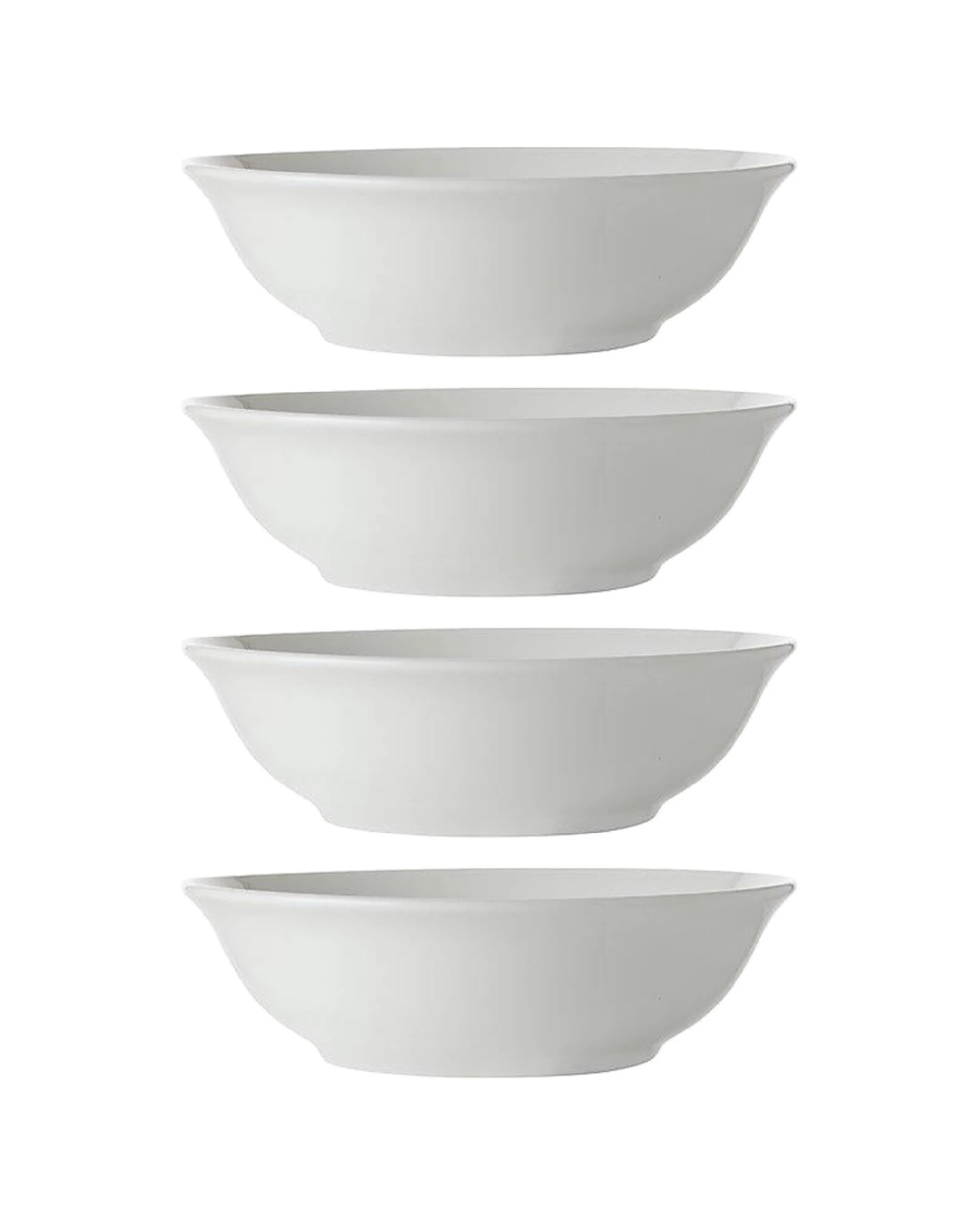 1 Maxwell & Williams 4PK White Basics Cereal Bowl 15.5cm Quality Porcelain Set - White, 1 of 1