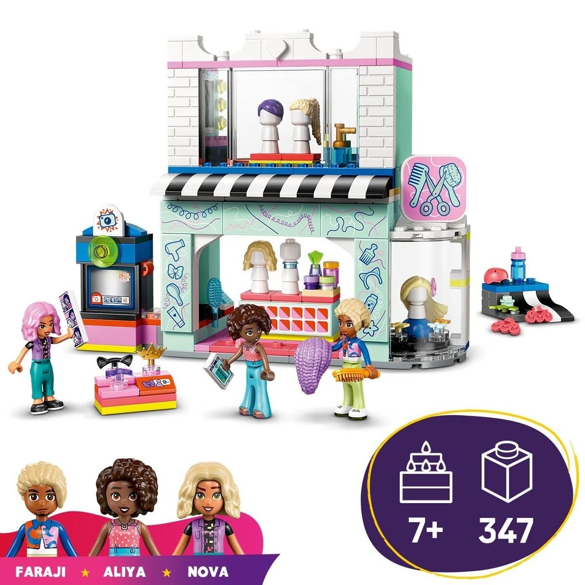 4 LEGO Friends Hair Salon and Accessories Shop 42662, 4 of 10