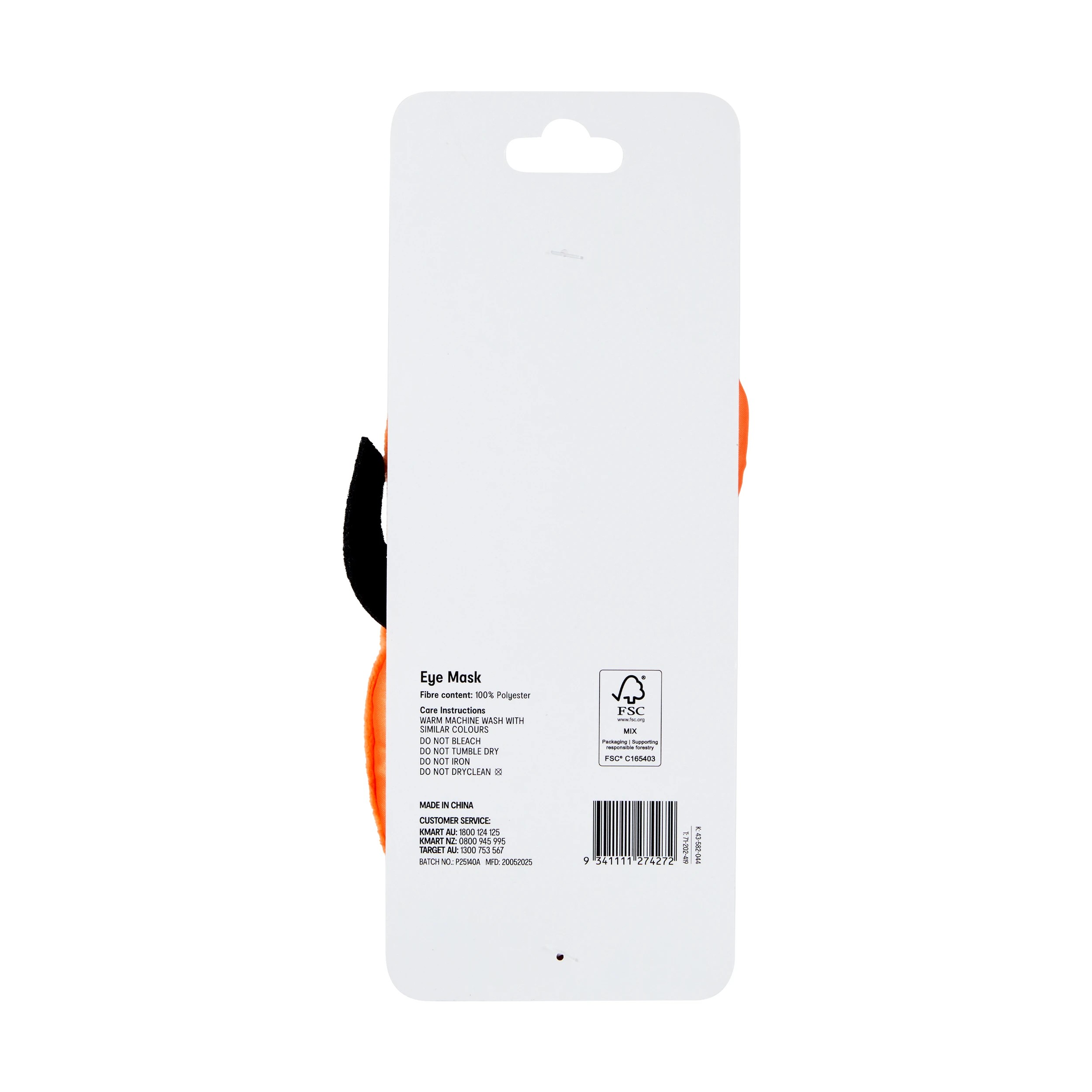 5 OXX Bodycare Eye Mask - Pumpkin, 5 of 5